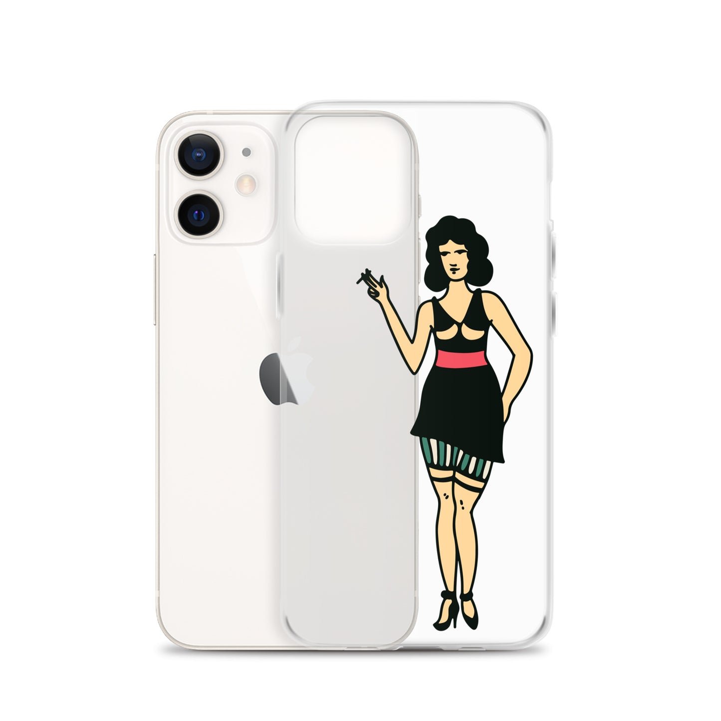 Clear Case for iPhone® Tattoo Woman 2