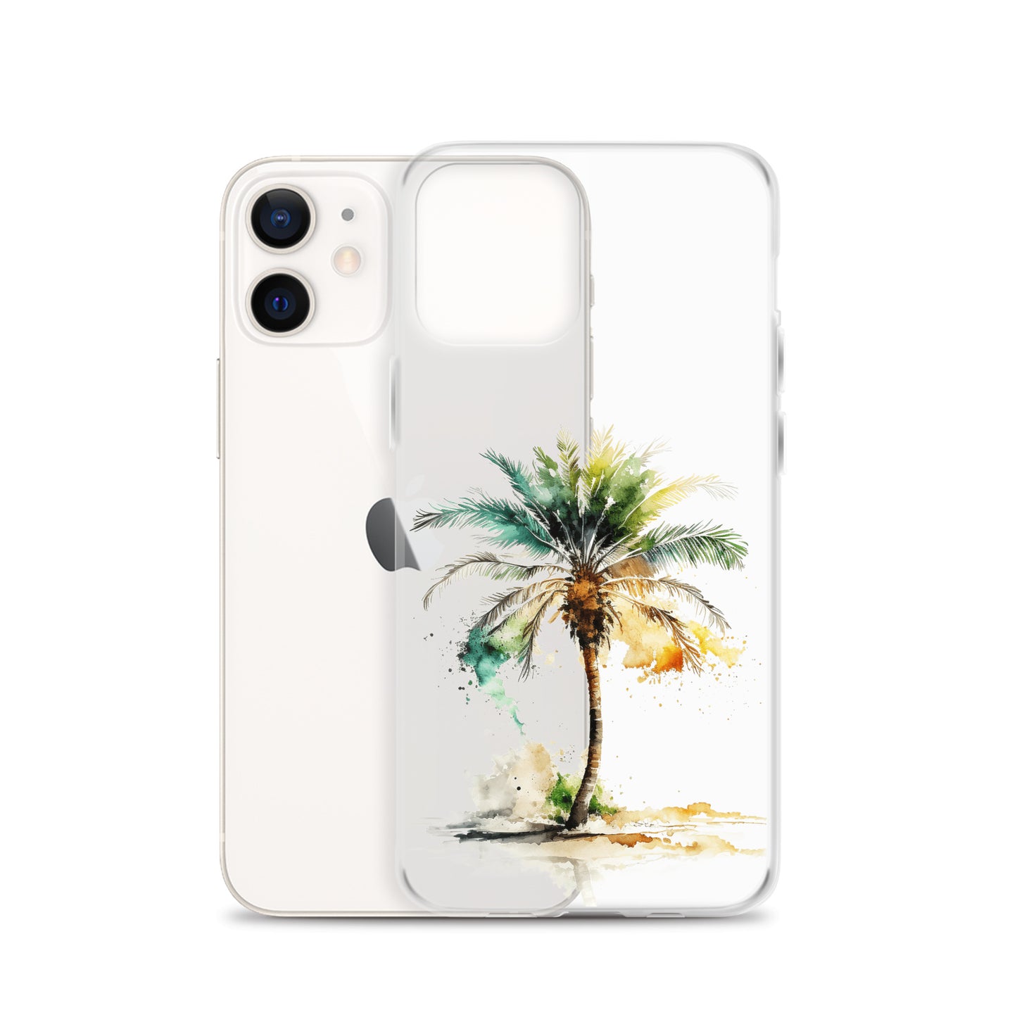 Clear Case for iPhone® Palm Tree