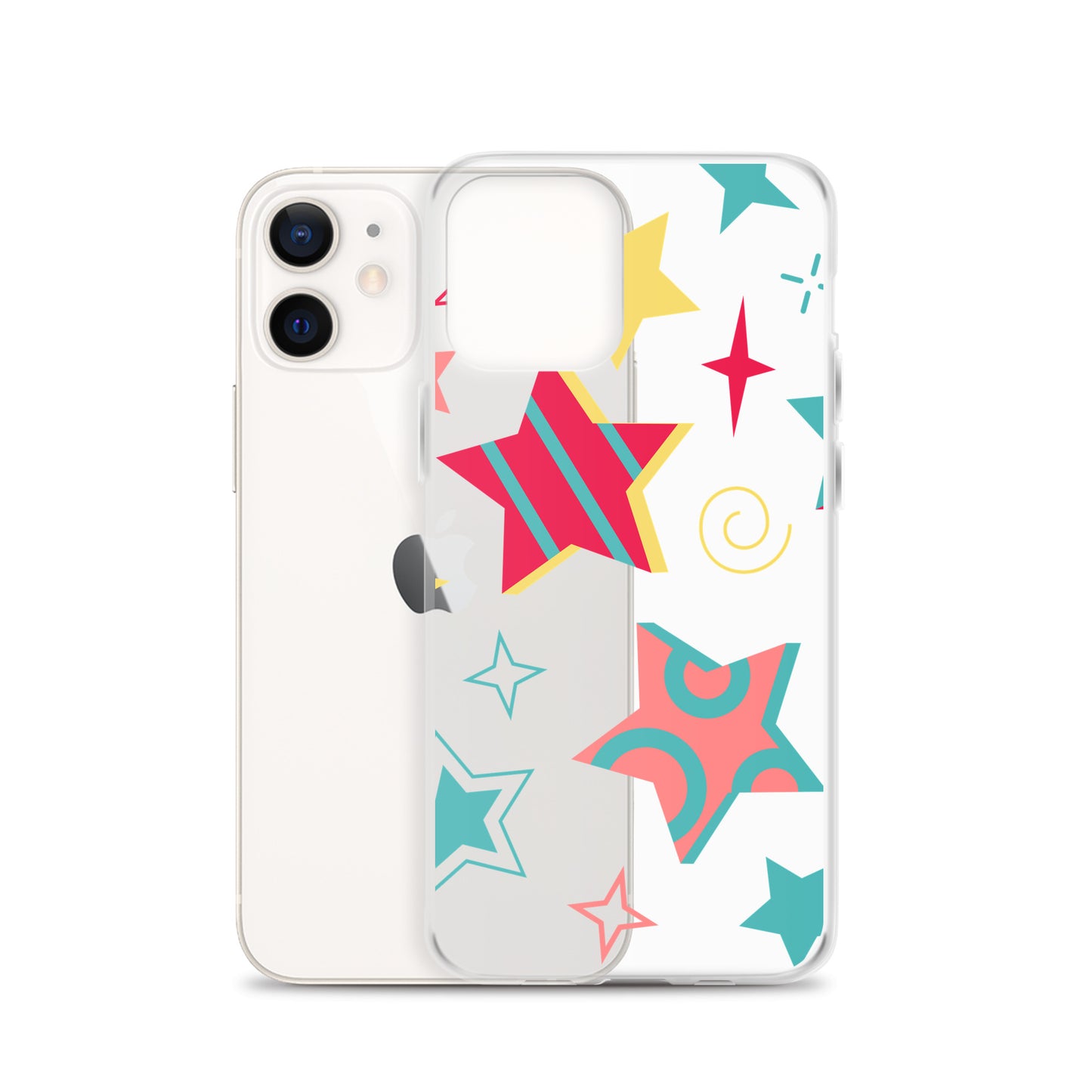 Clear Case for iPhone® 90's Stars