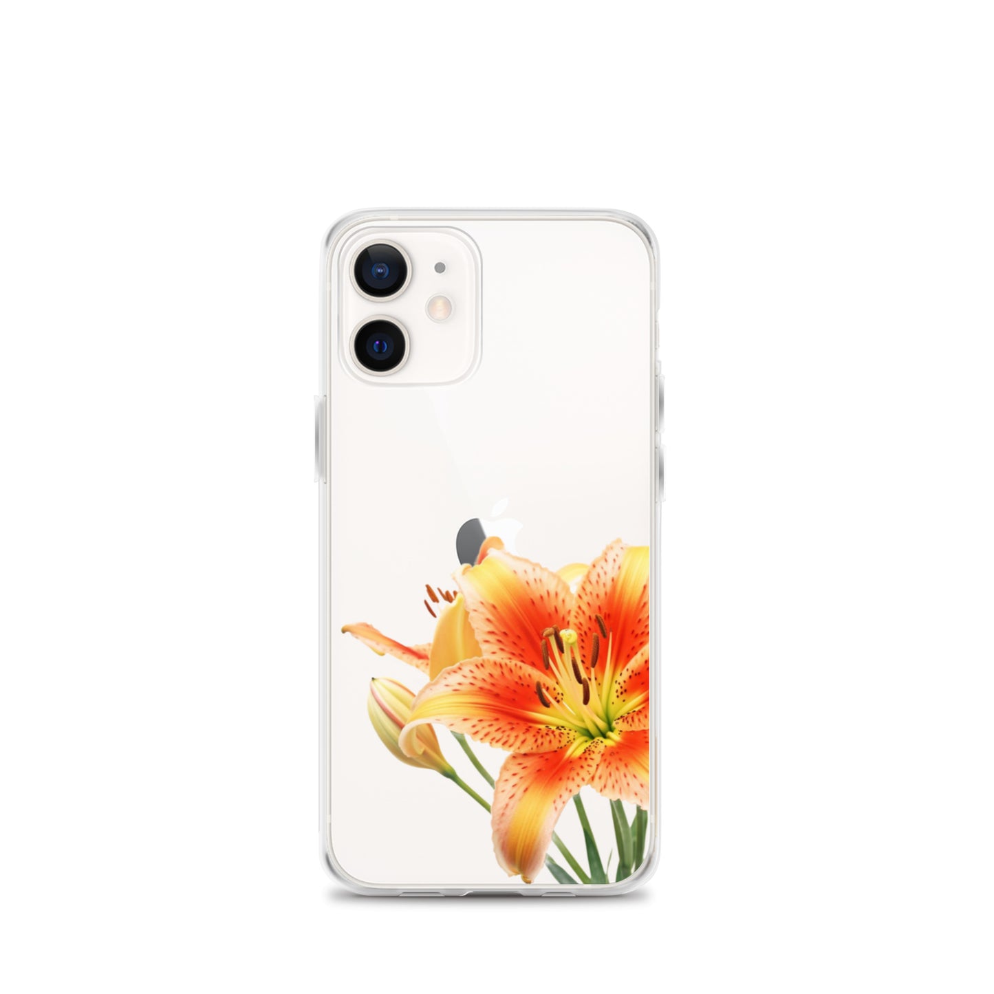 Clear Case for iPhone® Orange Lily