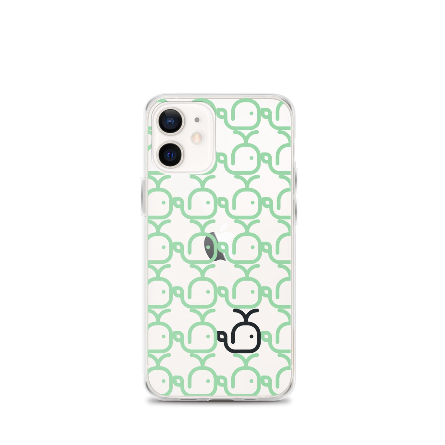 Clear Case for iPhone® Whales Green