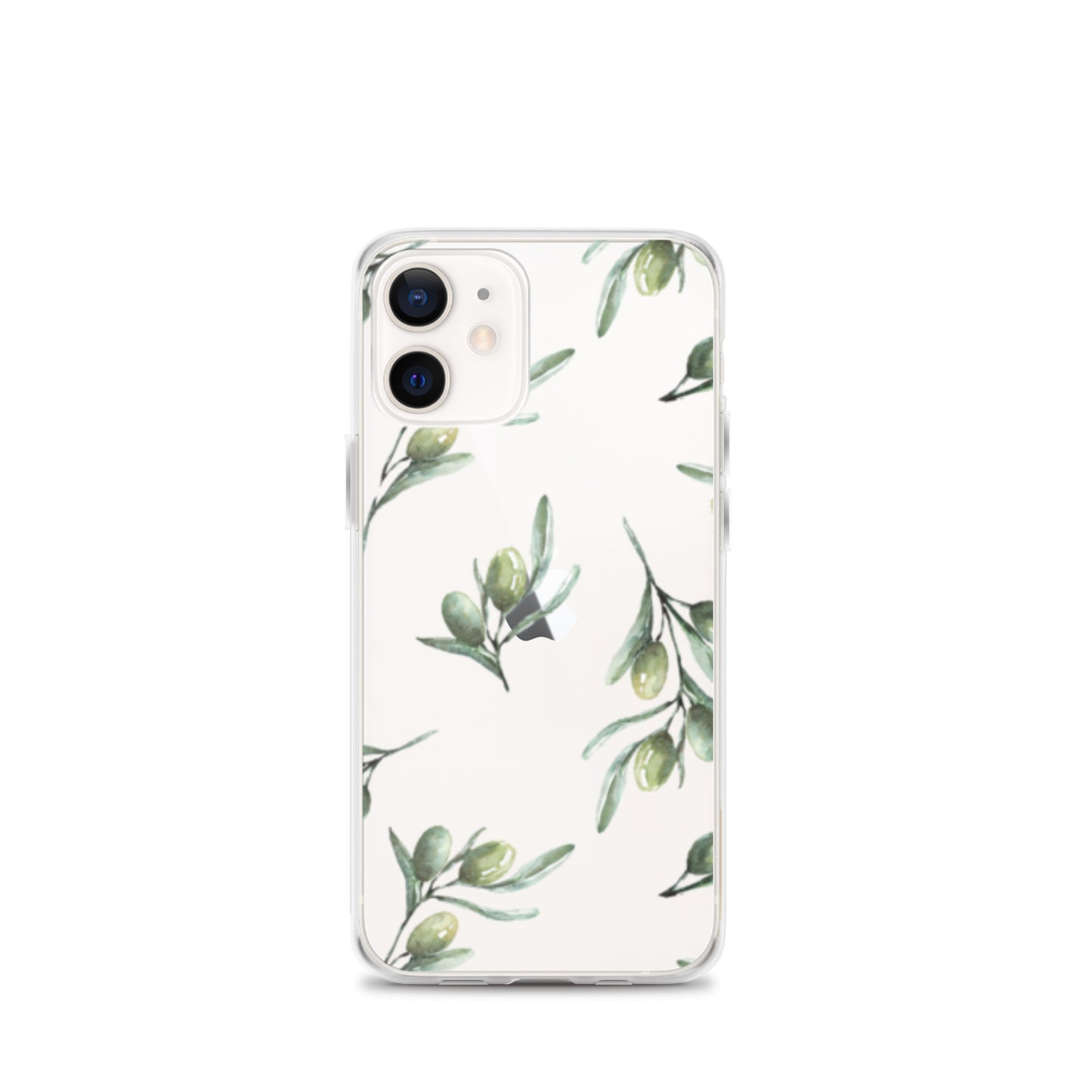 Clear Case for iPhone® Olive Branch