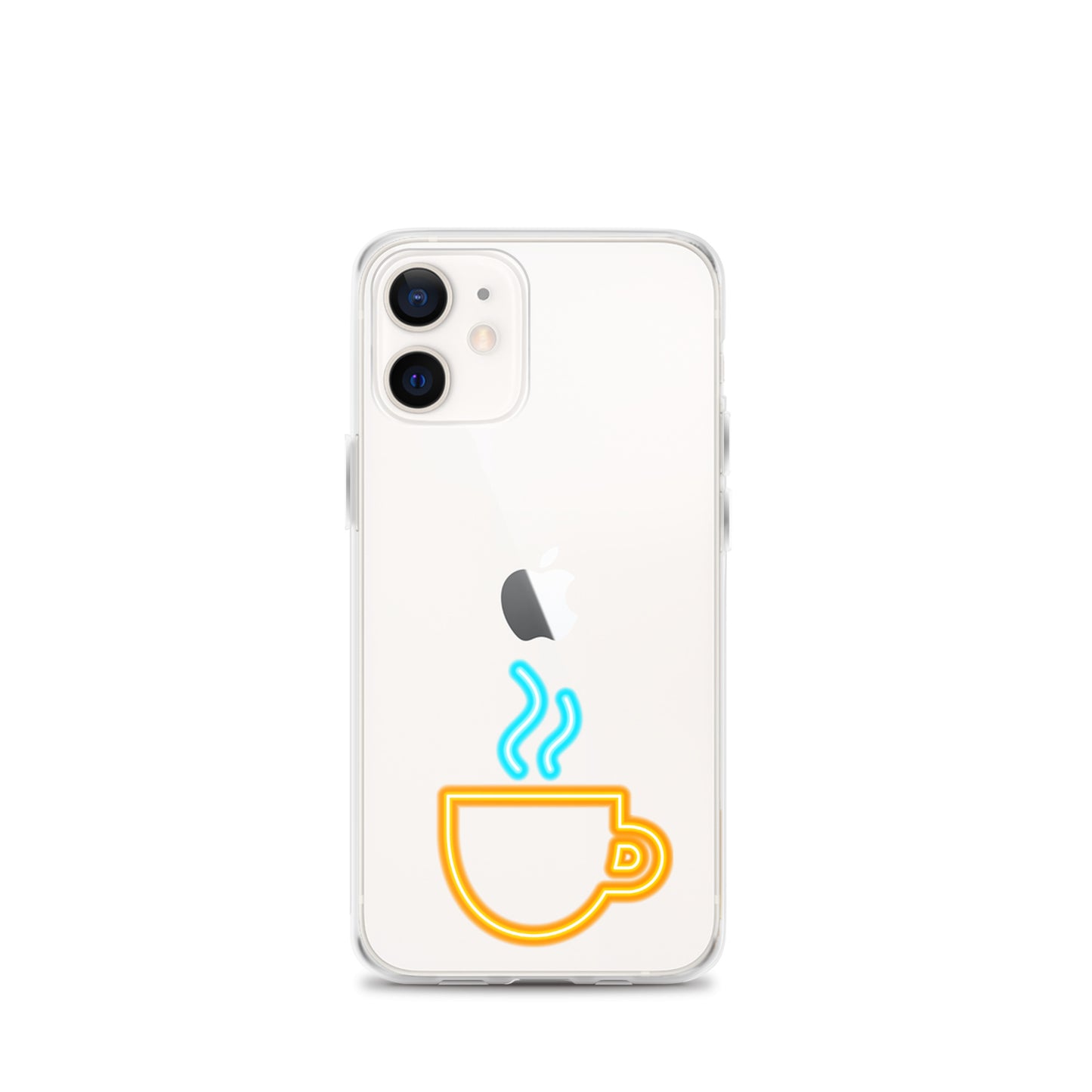 Clear Case for iPhone® Neon Coffee