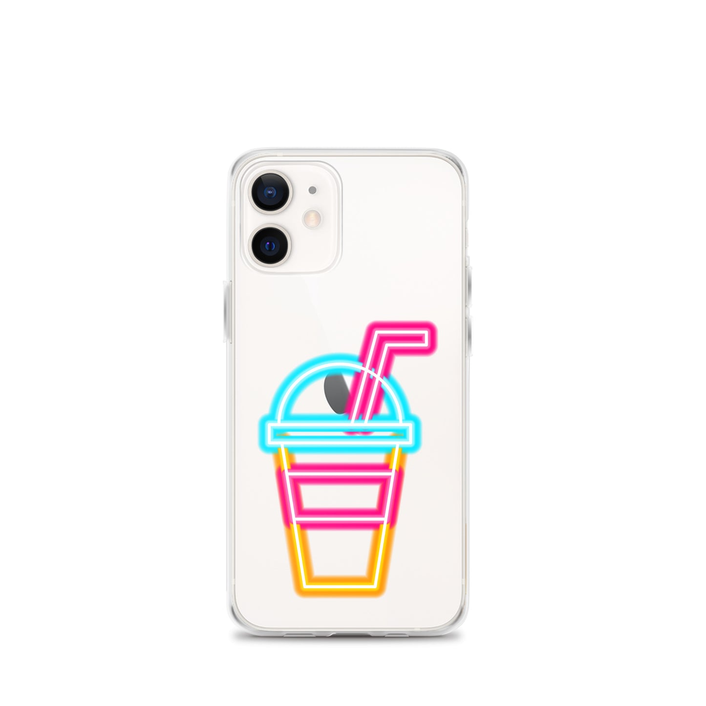 Clear Case for iPhone® Neon Drink