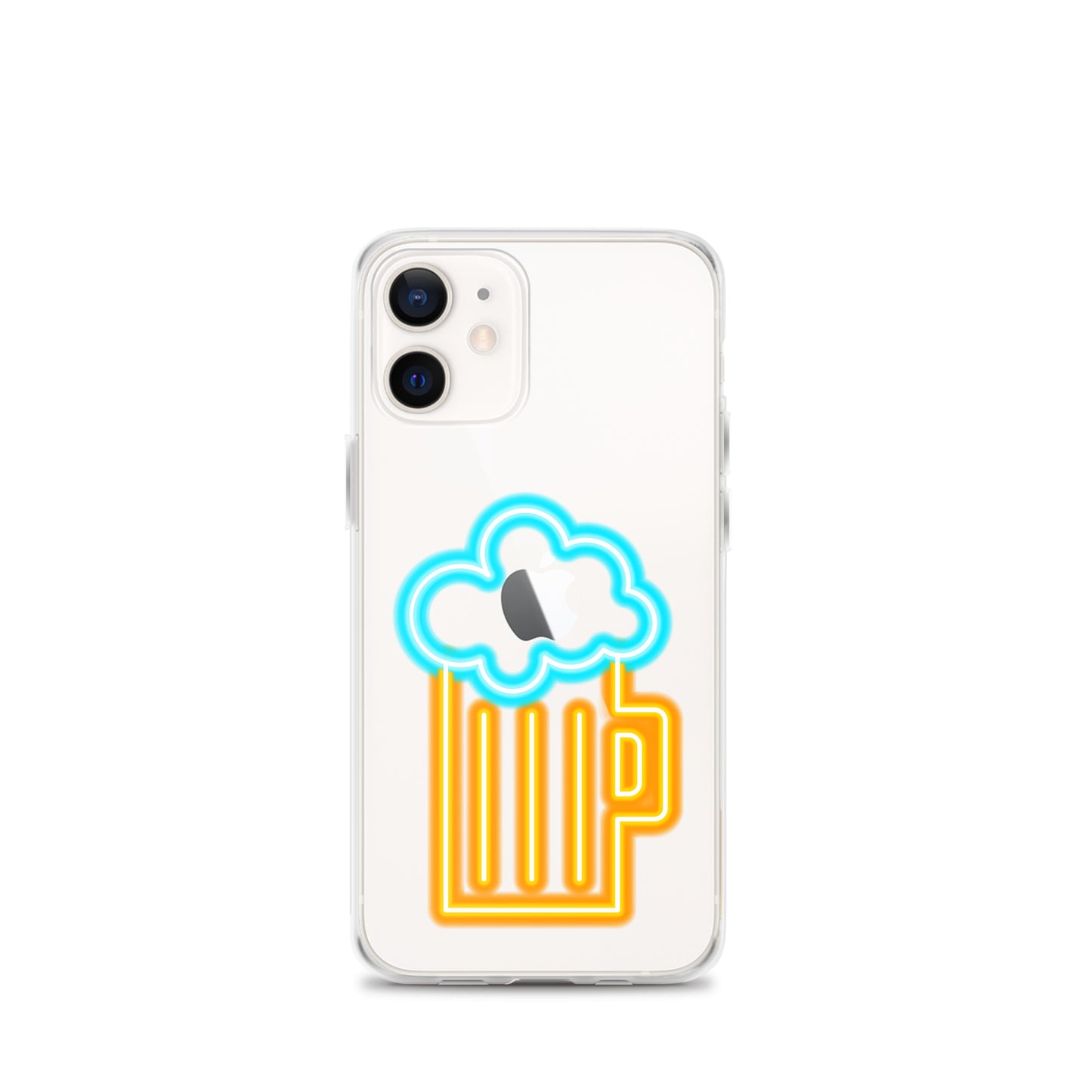 Clear Case for iPhone® Neon Beer