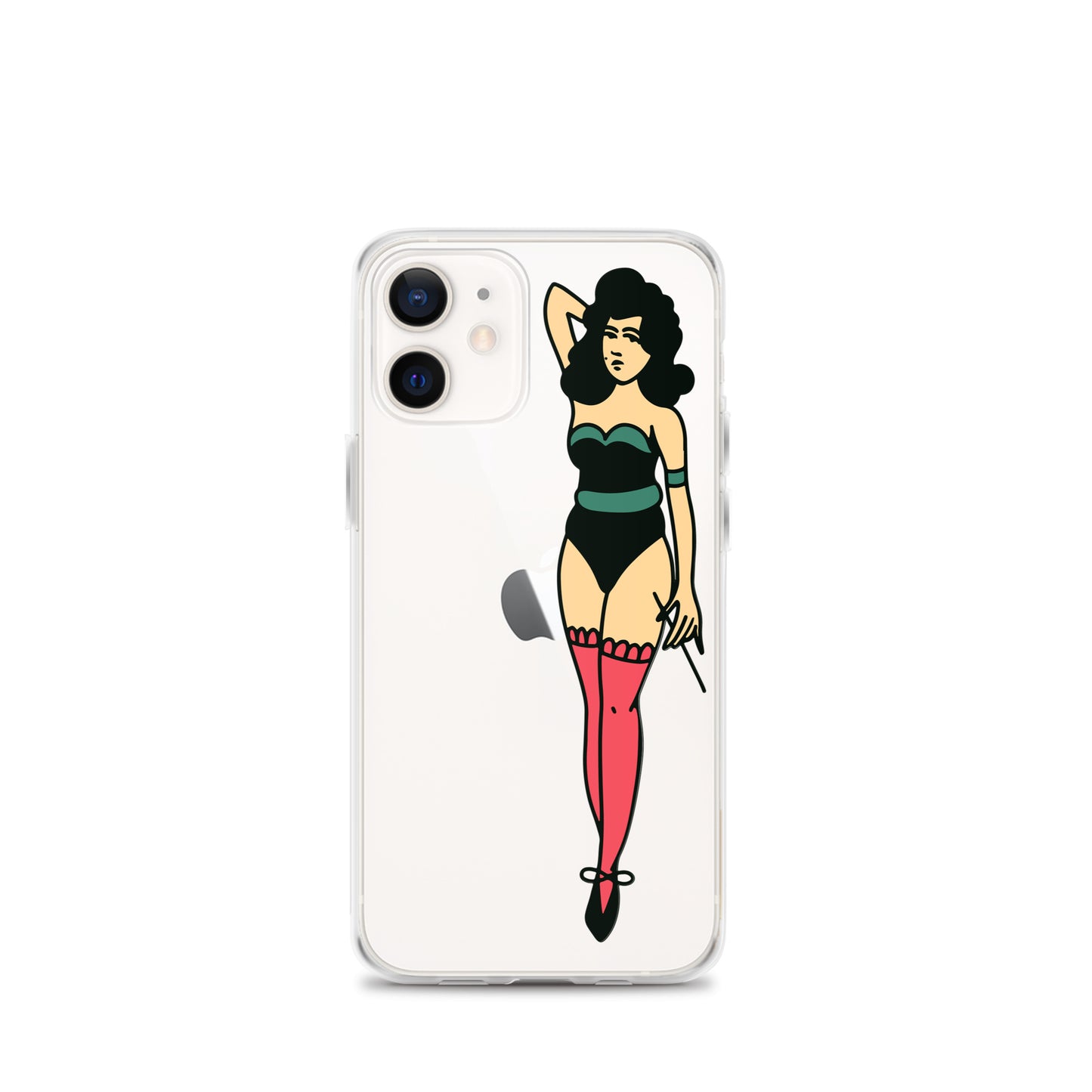 Clear Case for iPhone® Tattoo Lady