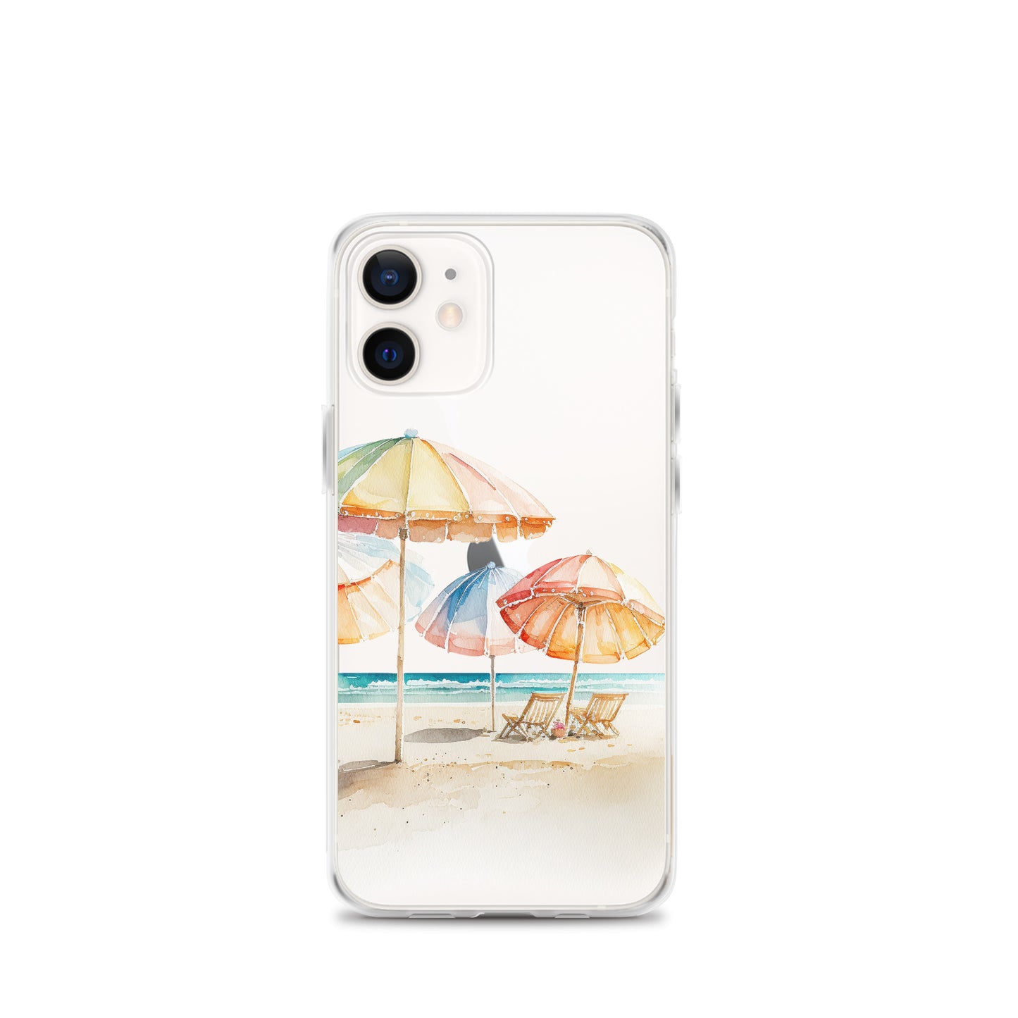 Clear Case for iPhone® Beach Umbrellas