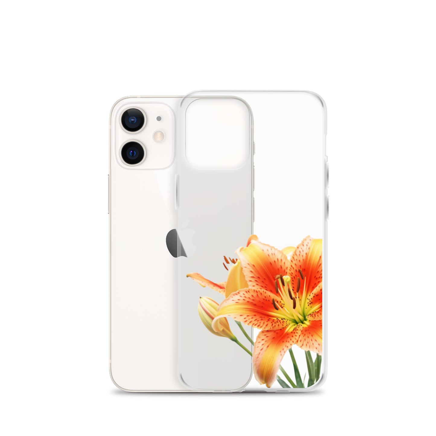 Clear Case for iPhone® Orange Lily