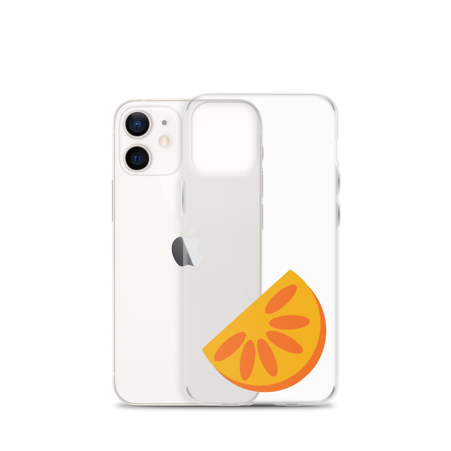 Clear Case for iPhone® Orange