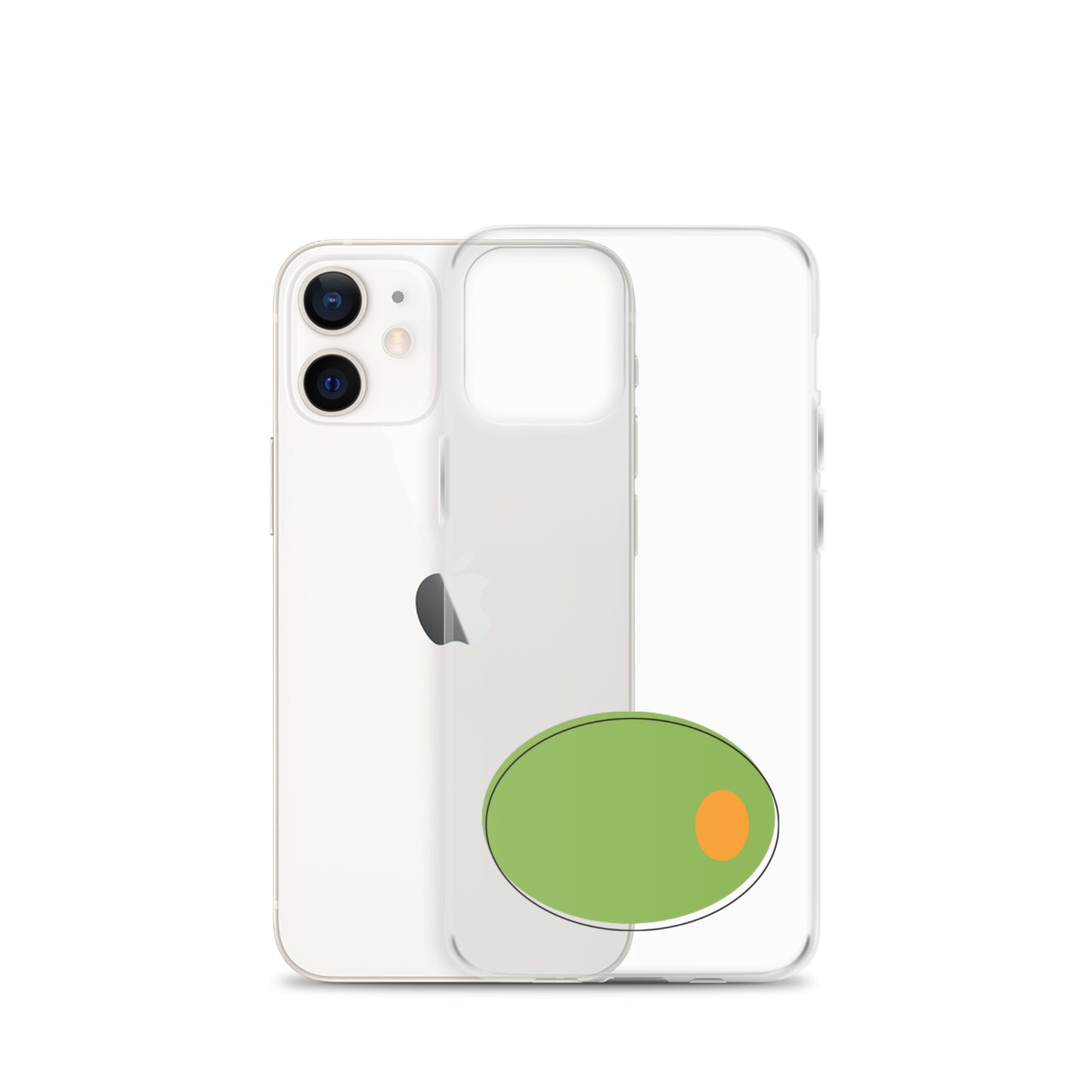 Clear Case for iPhone® Olive