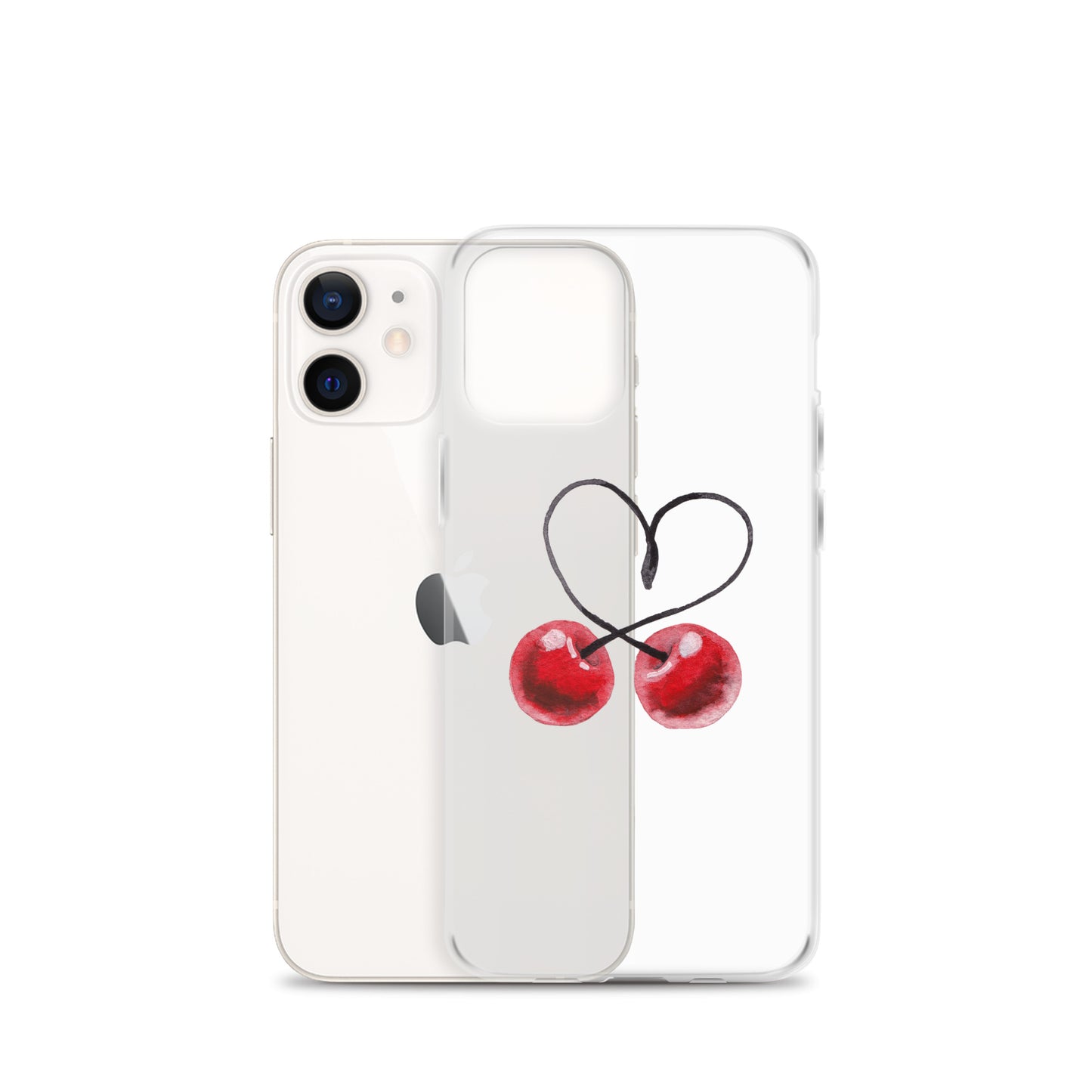 Clear Case for iPhone® Cherry Love