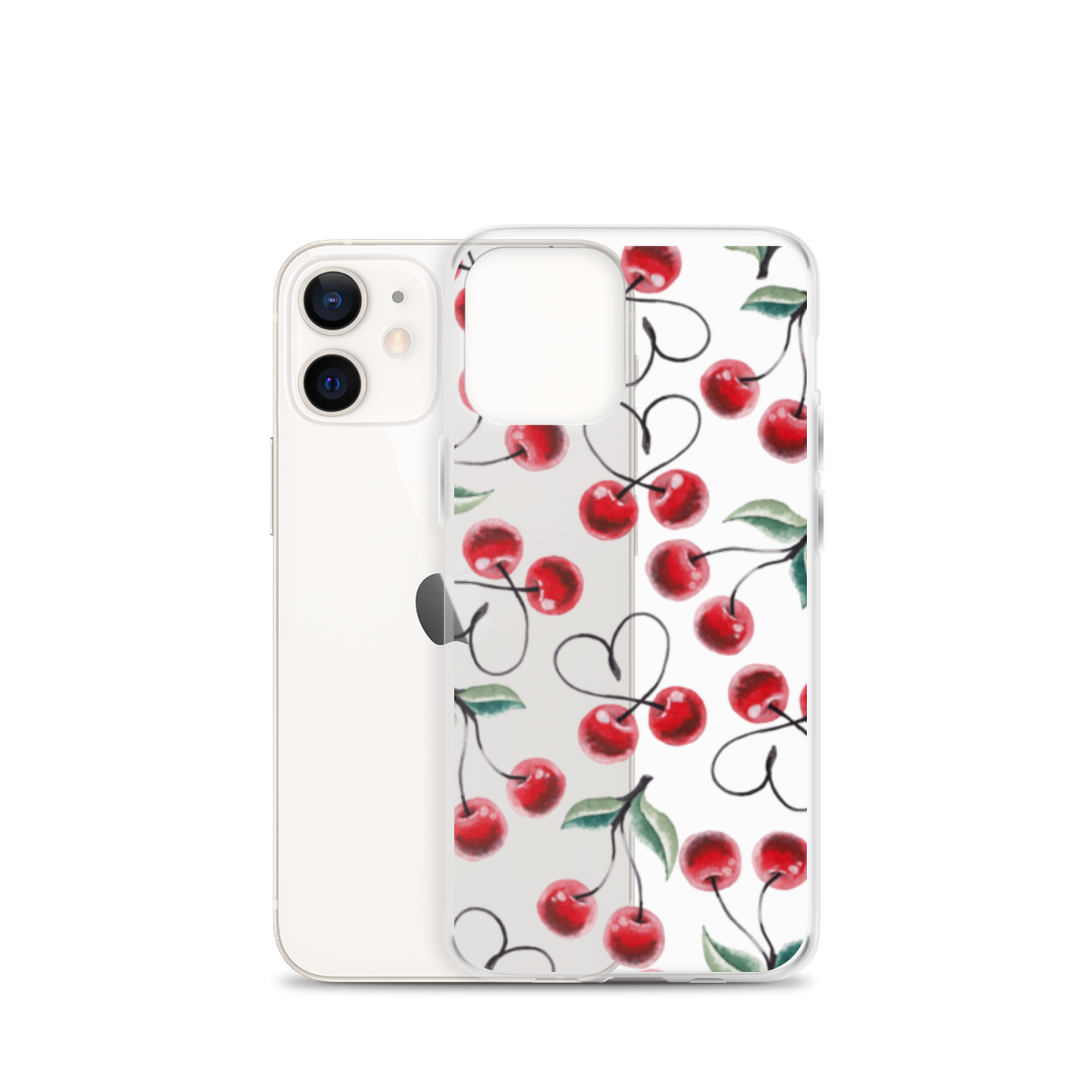 Clear Case for iPhone® Cherry Lots of Love