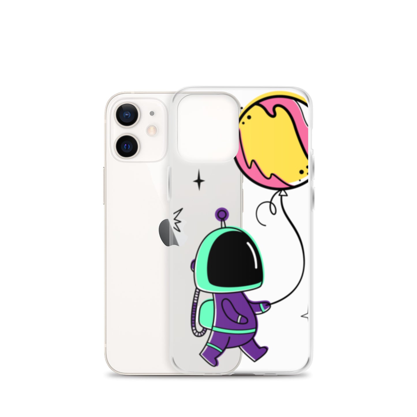 Clear Case for iPhone® Astronaut