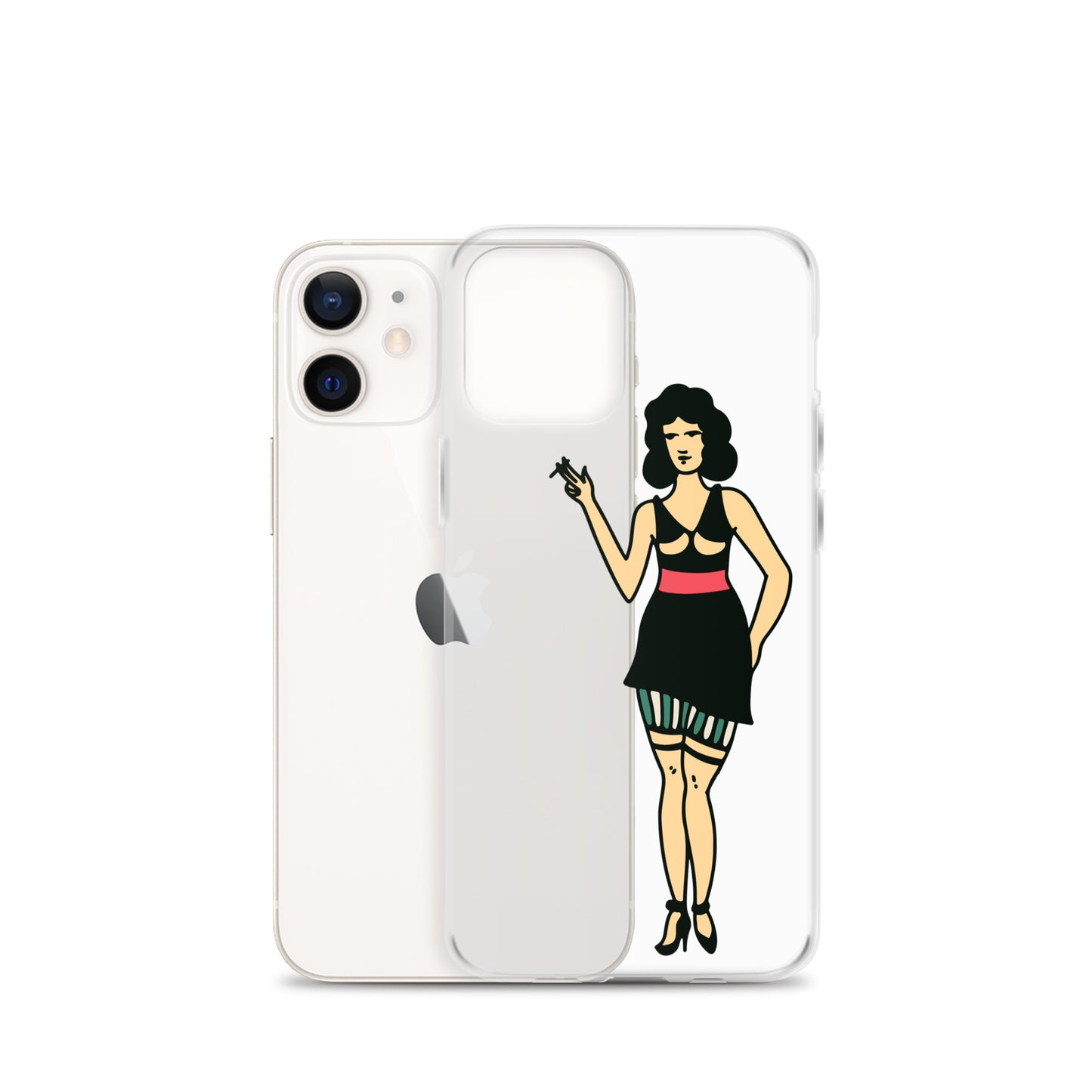 Clear Case for iPhone® Tattoo Woman 2