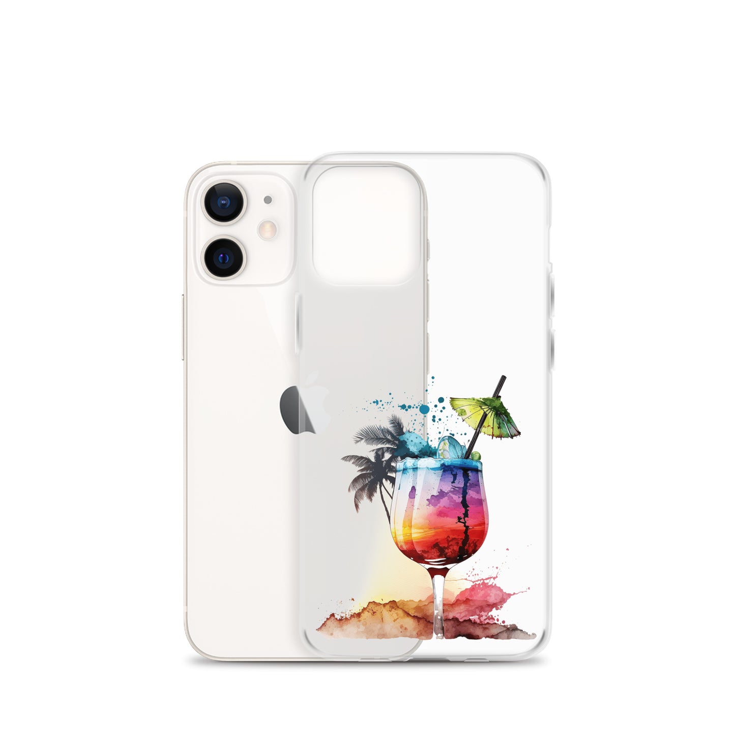 Clear Case for iPhone® Tropical Drink