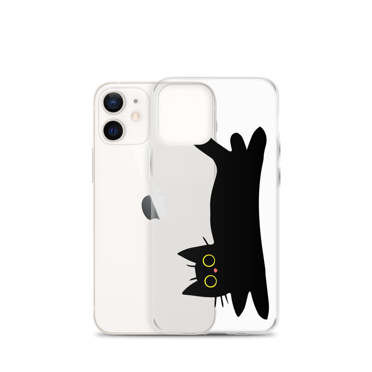 Clear Case for iPhone® Black Cat