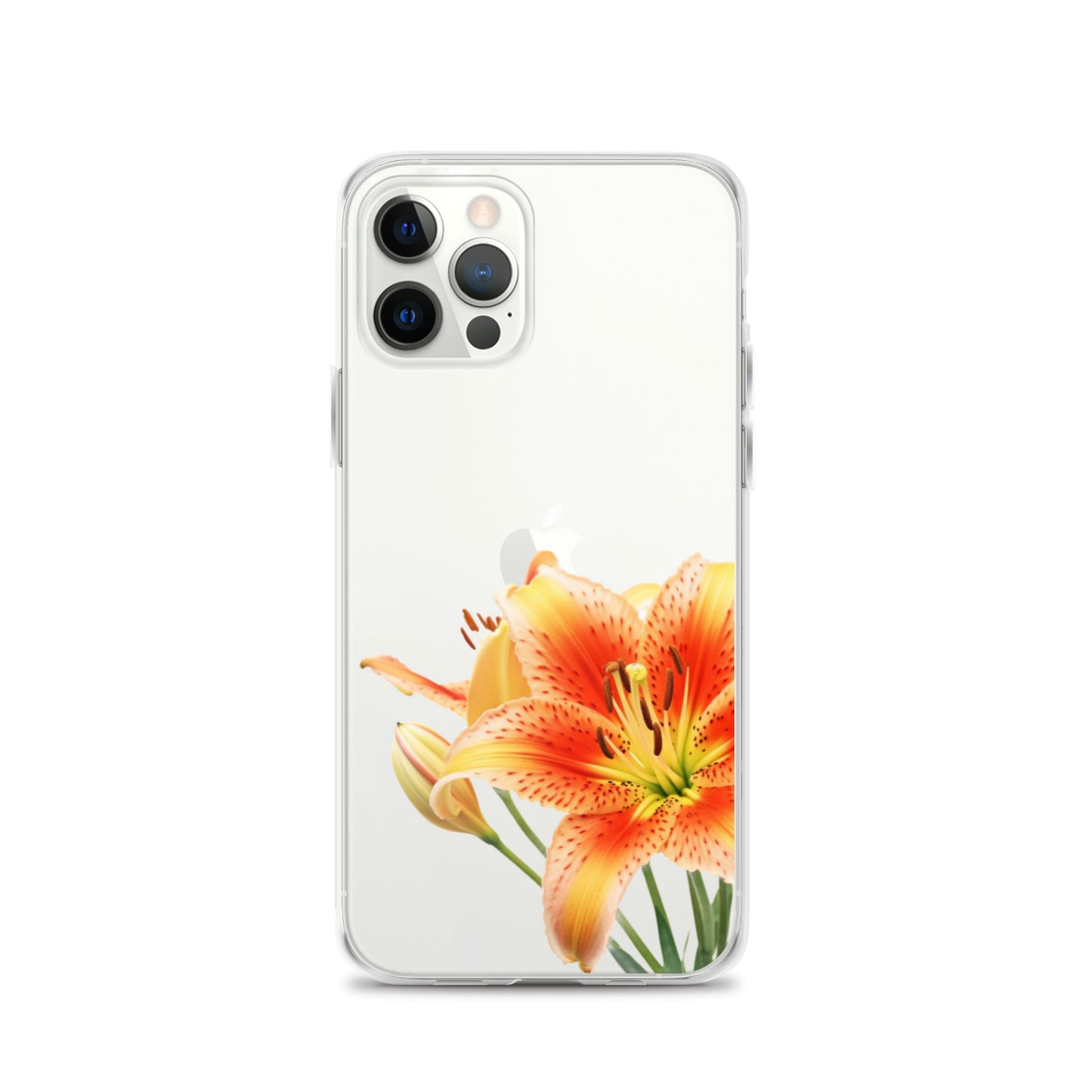 Clear Case for iPhone® Orange Lily