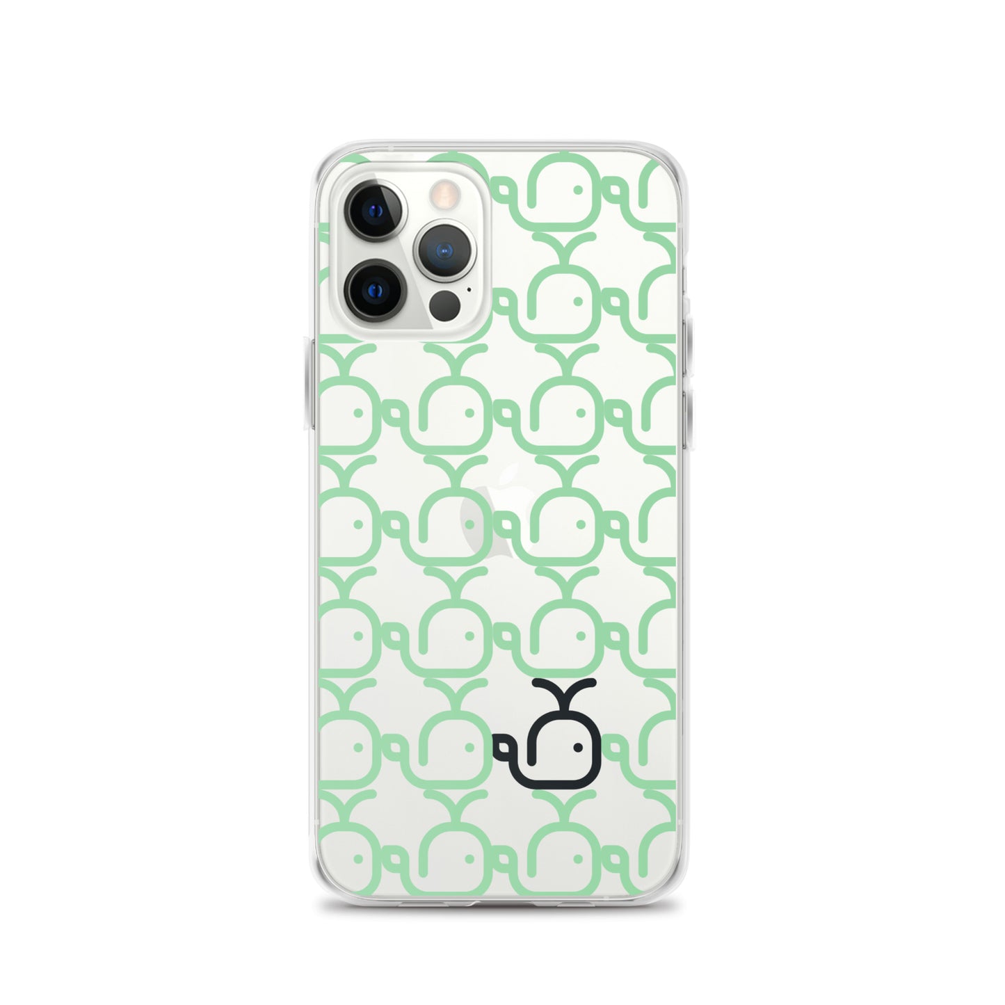 Clear Case for iPhone® Whales Green