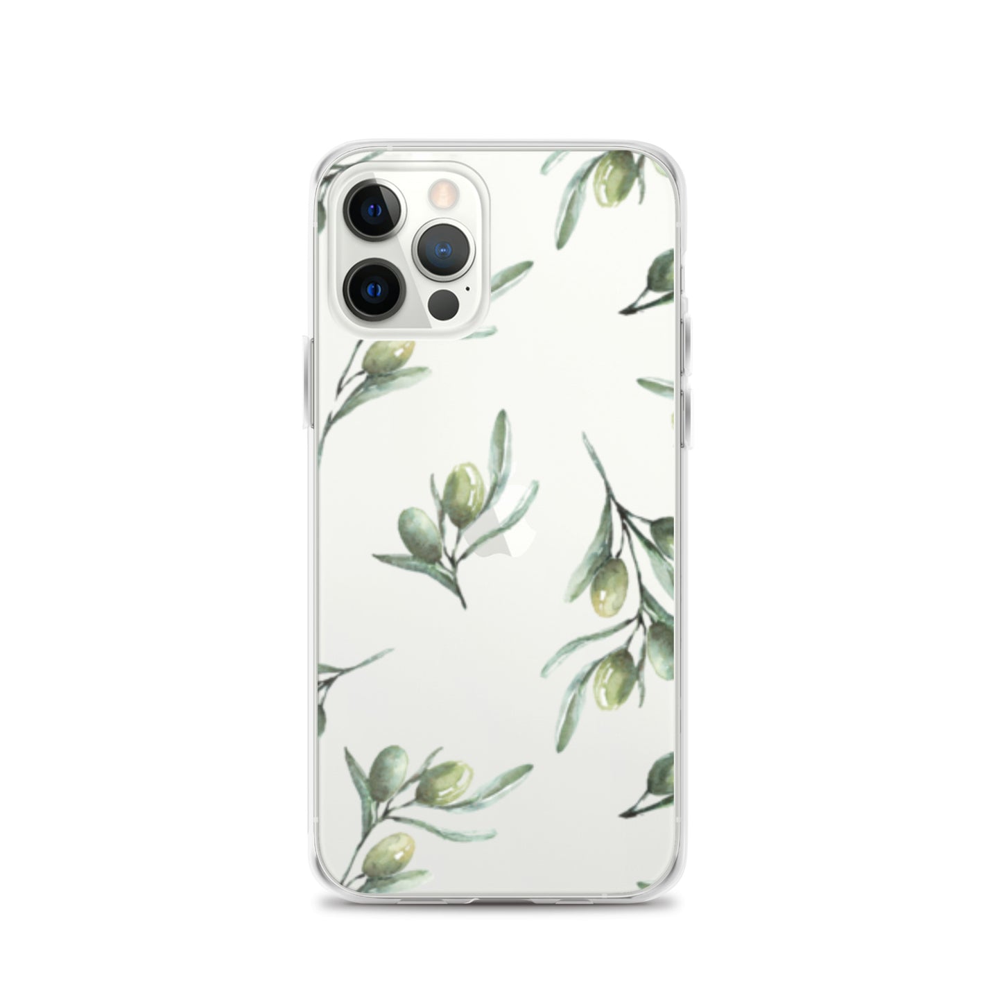 Clear Case for iPhone® Olive Branch