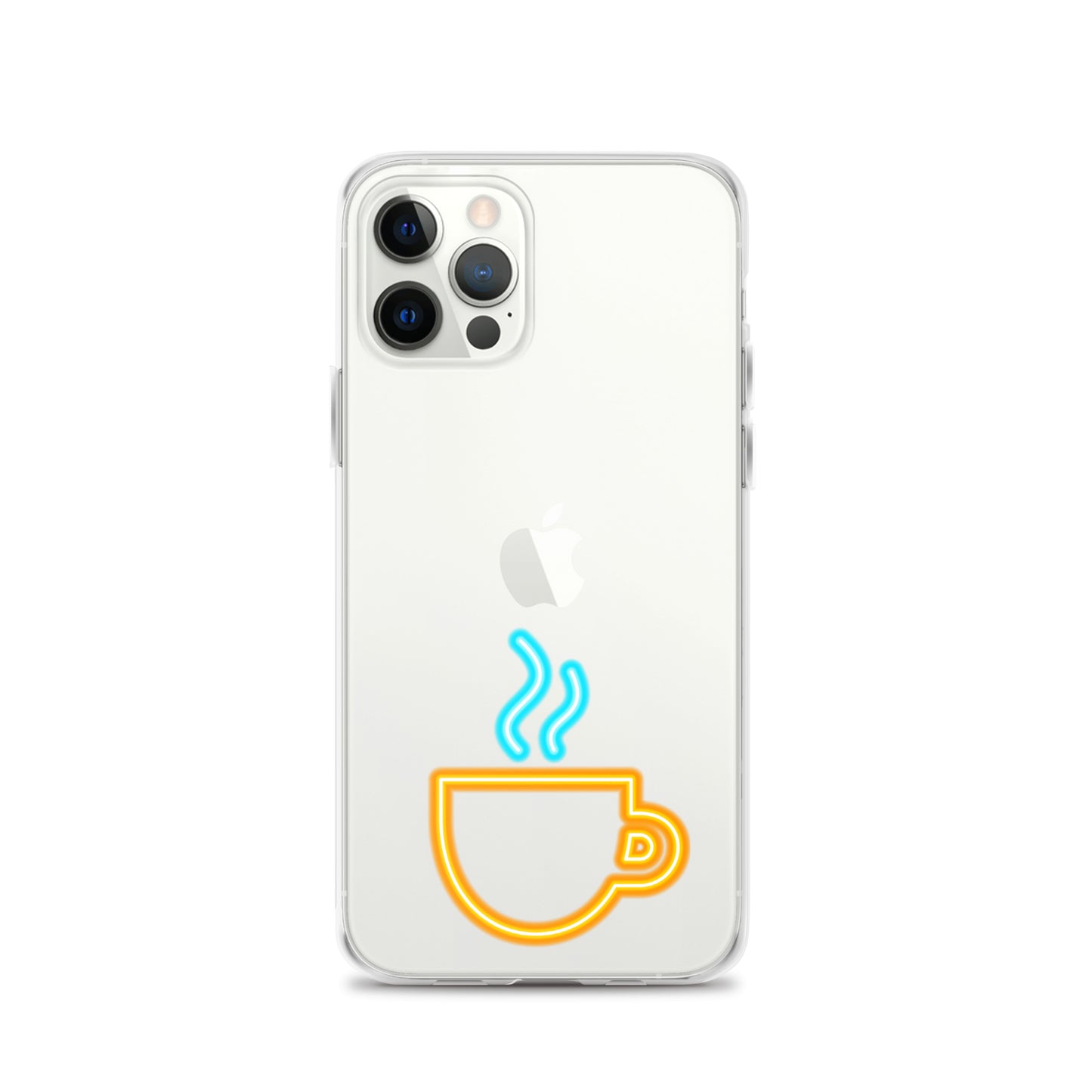 Clear Case for iPhone® Neon Coffee