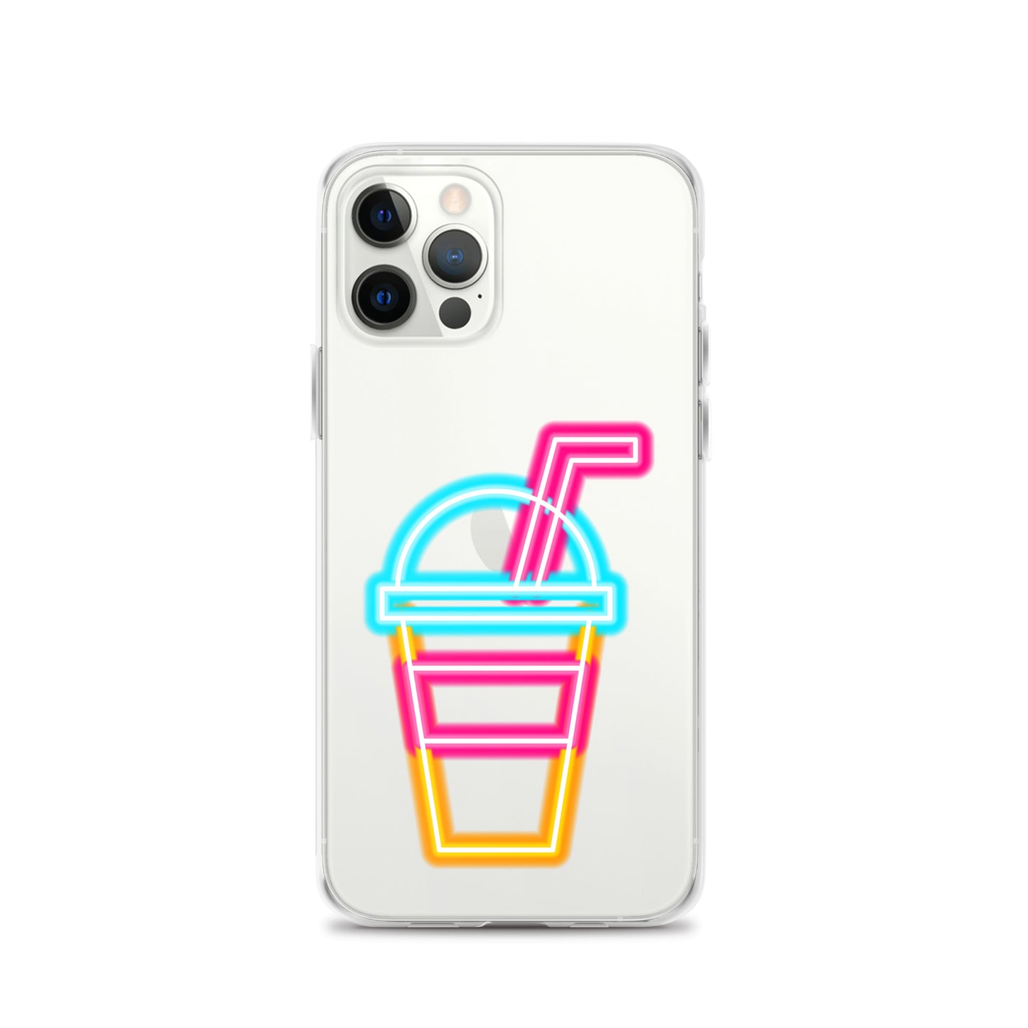 Clear Case for iPhone® Neon Drink