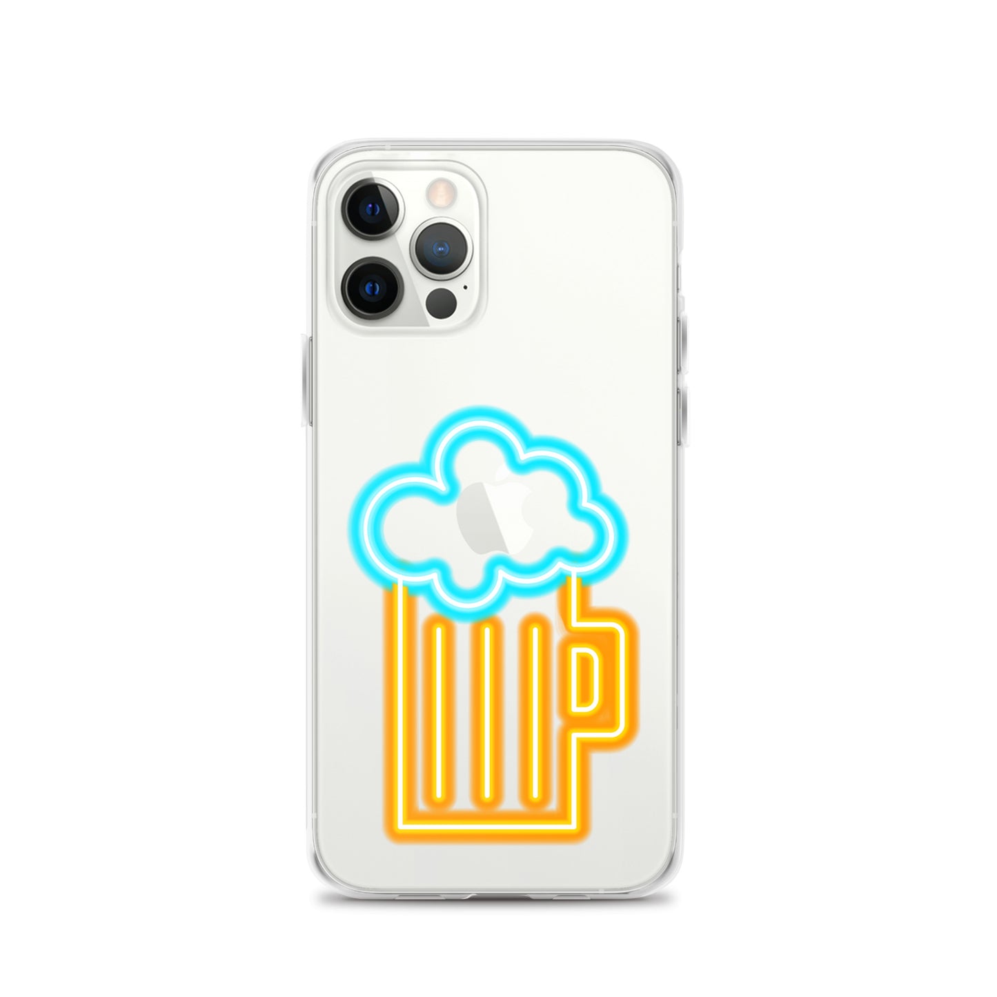 Clear Case for iPhone® Neon Beer