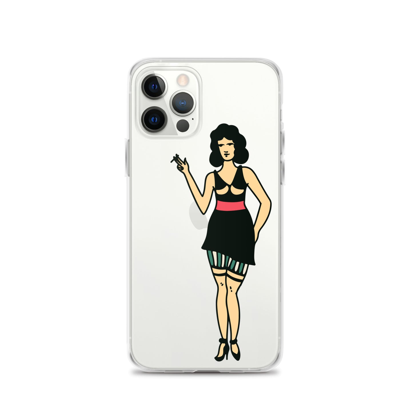 Clear Case for iPhone® Tattoo Woman 2