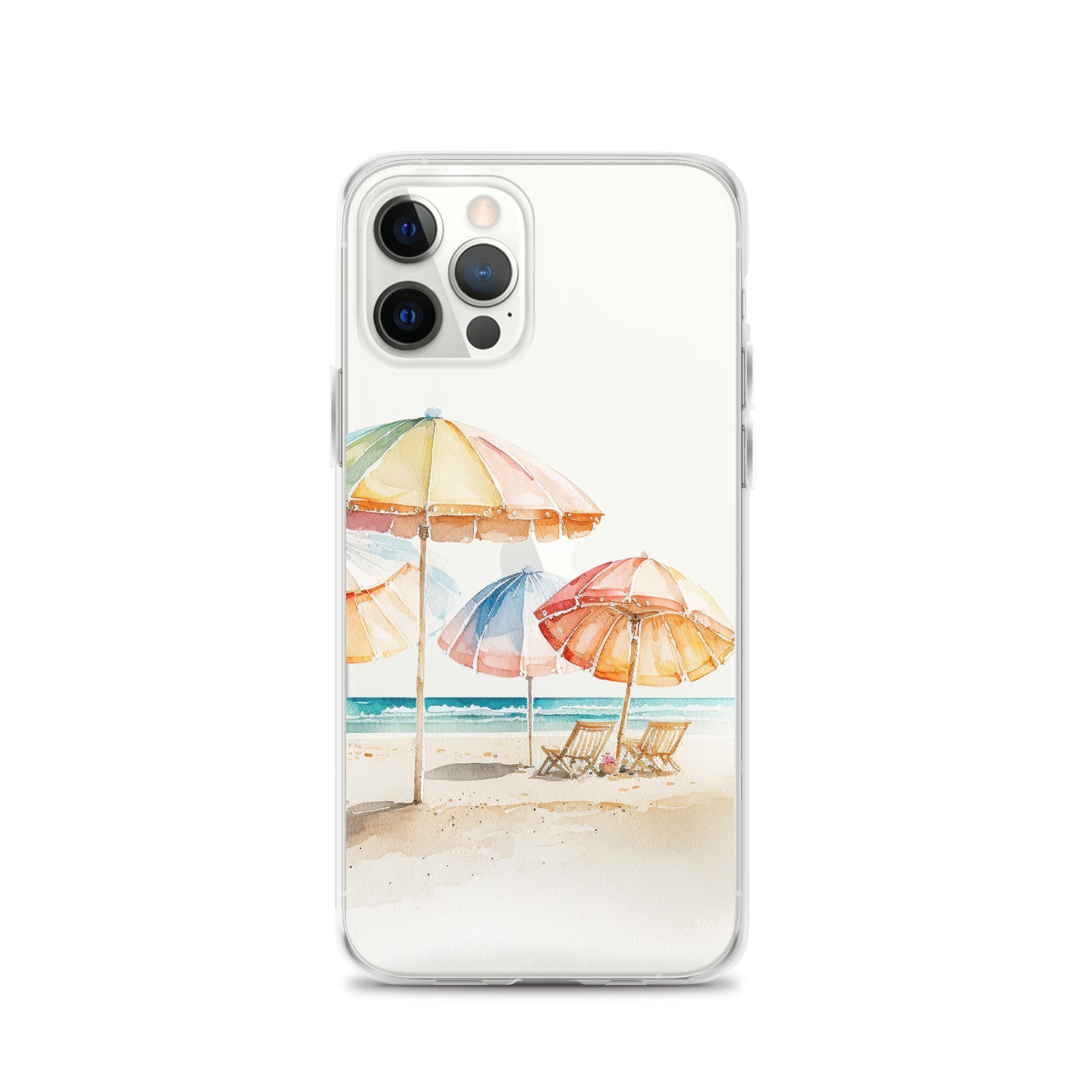 Clear Case for iPhone® Beach Umbrellas