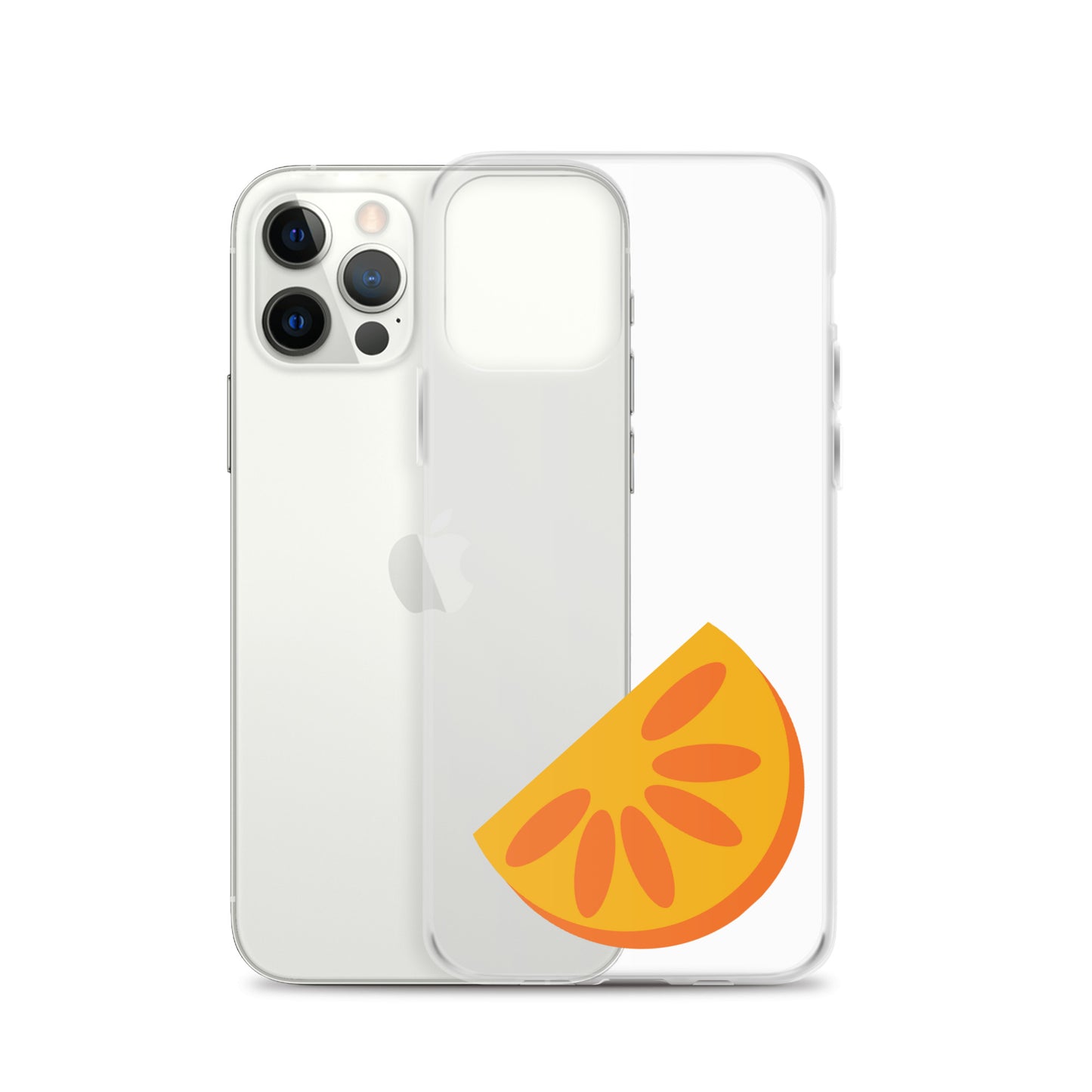 Clear Case for iPhone® Orange