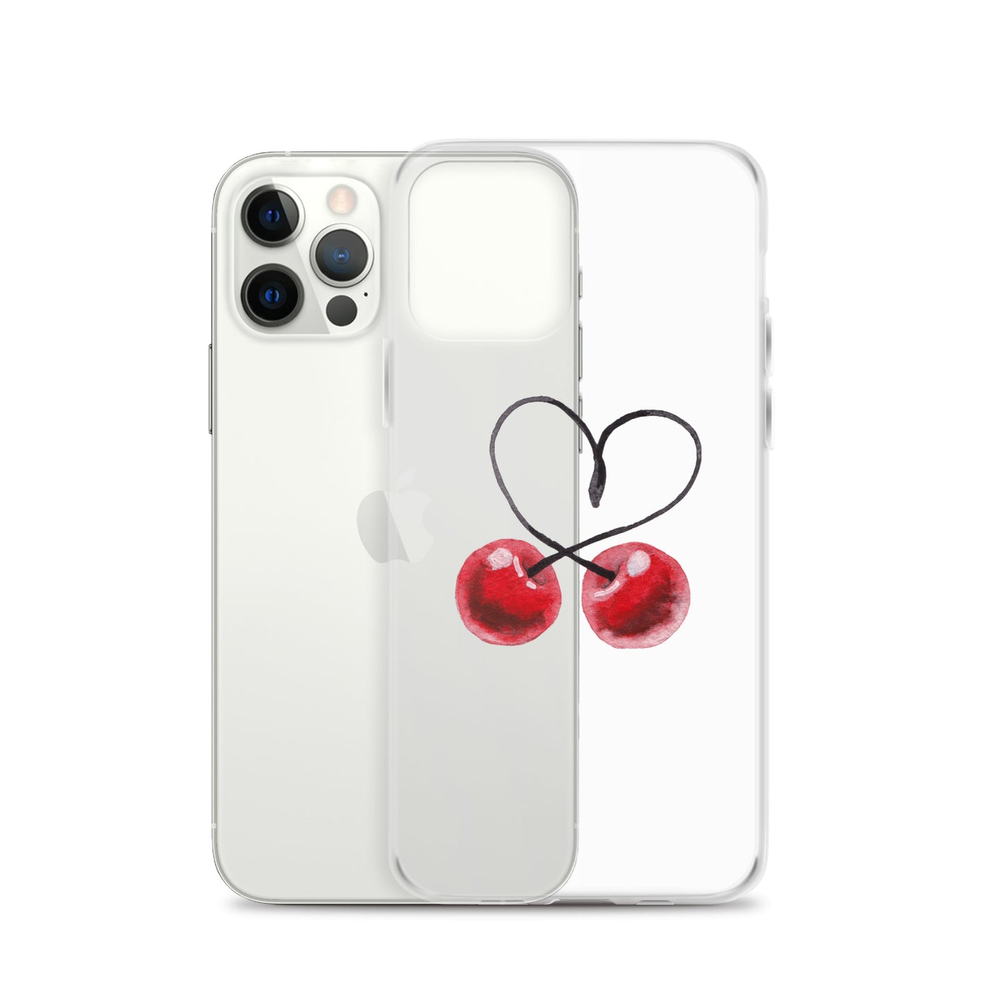 Clear Case for iPhone® Cherry Love