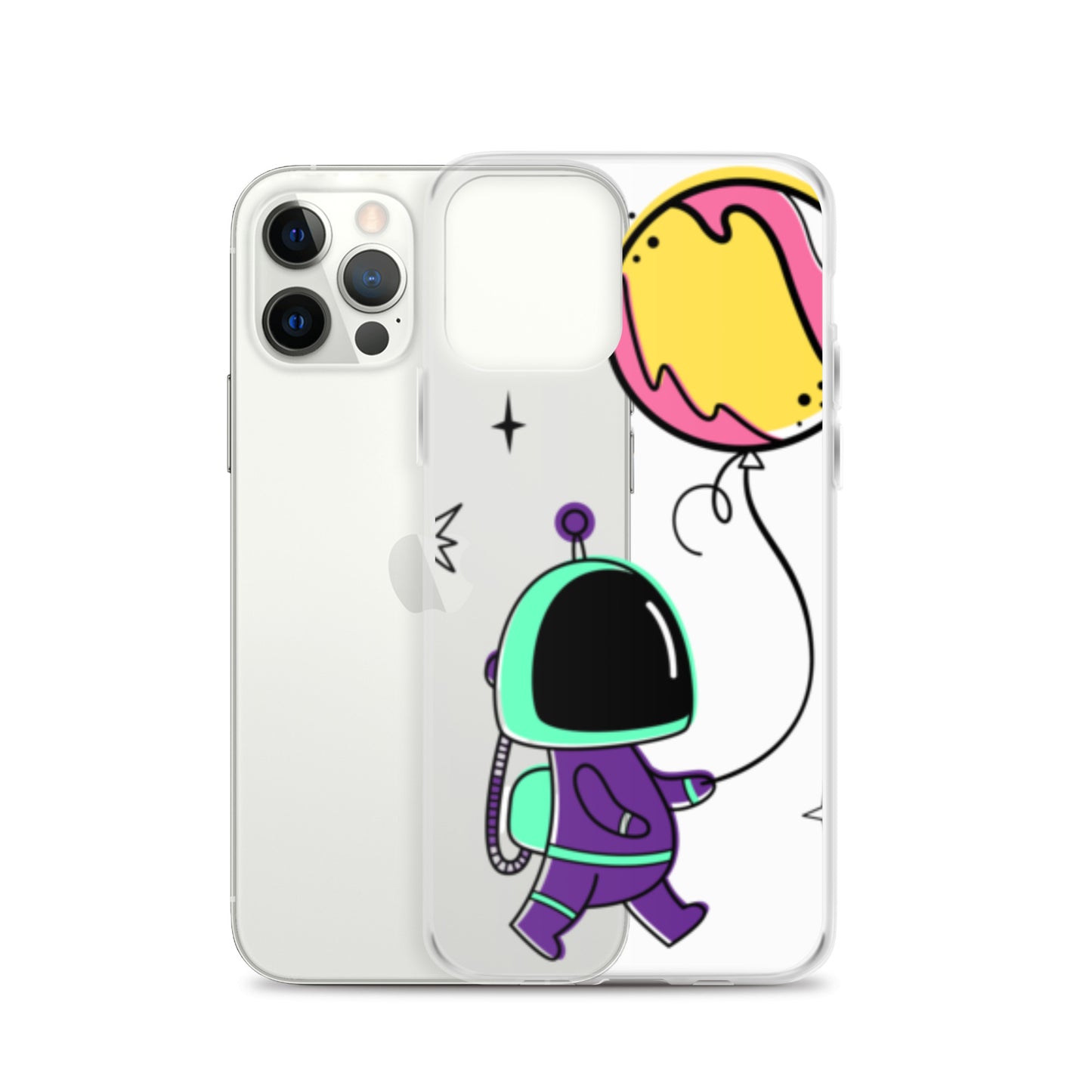 Clear Case for iPhone® Astronaut