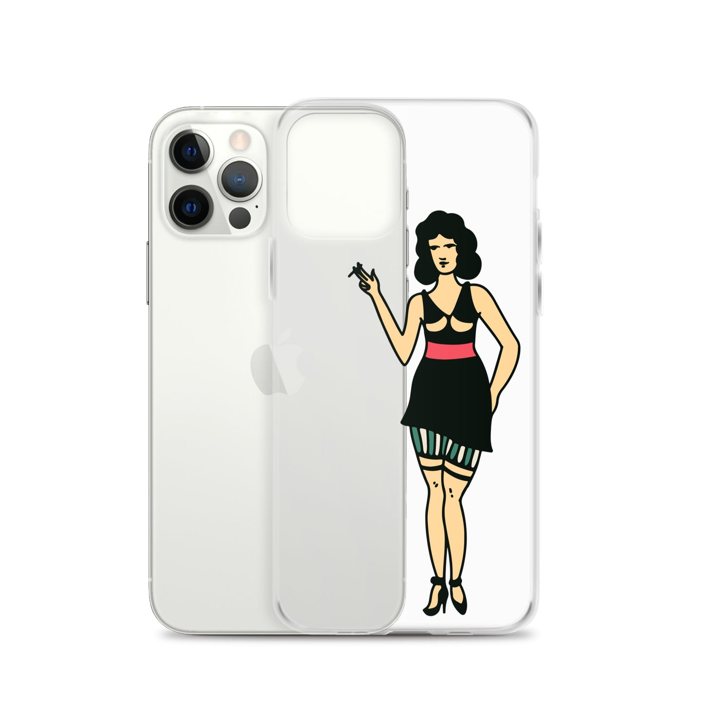 Clear Case for iPhone® Tattoo Woman 2