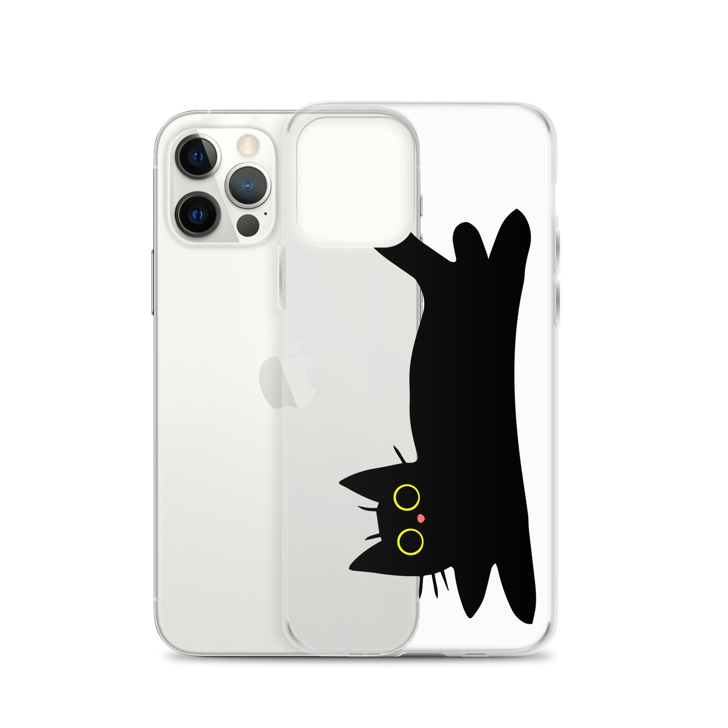 Clear Case for iPhone® Black Cat