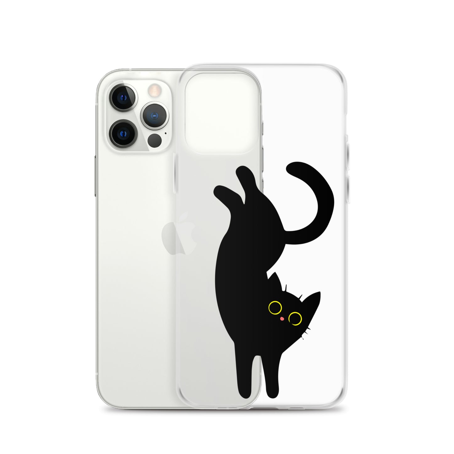 Clear Case for iPhone® Playful Cat