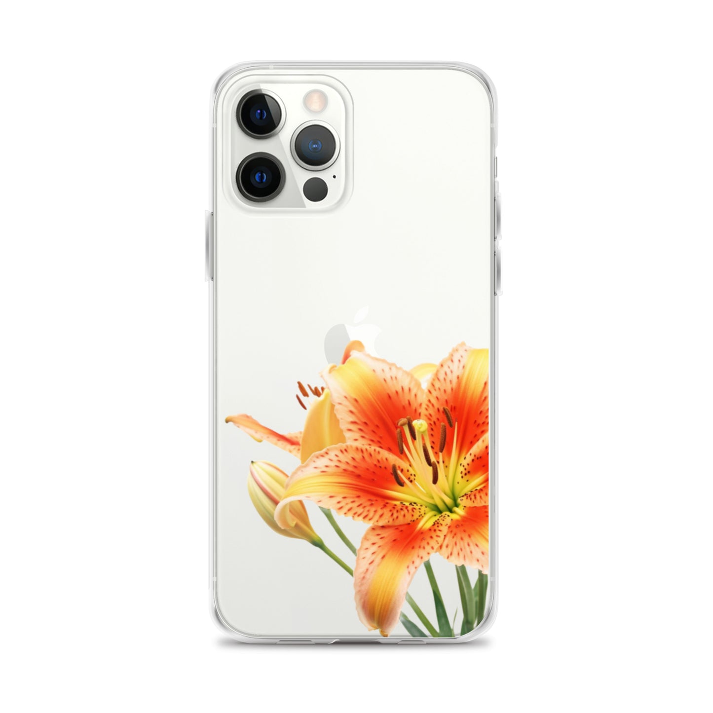 Clear Case for iPhone® Orange Lily