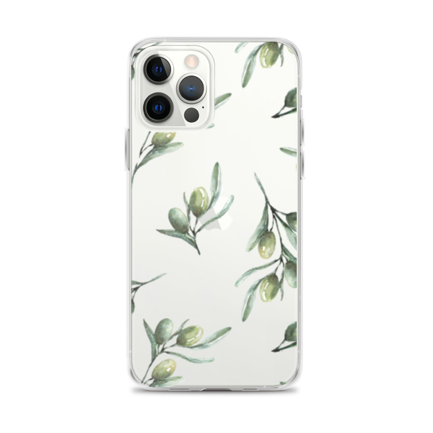 Clear Case for iPhone® Olive Branch