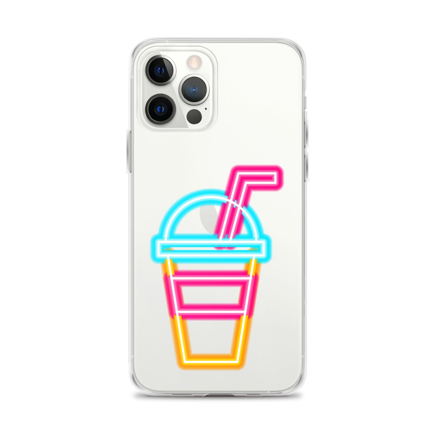 Clear Case for iPhone® Neon Drink