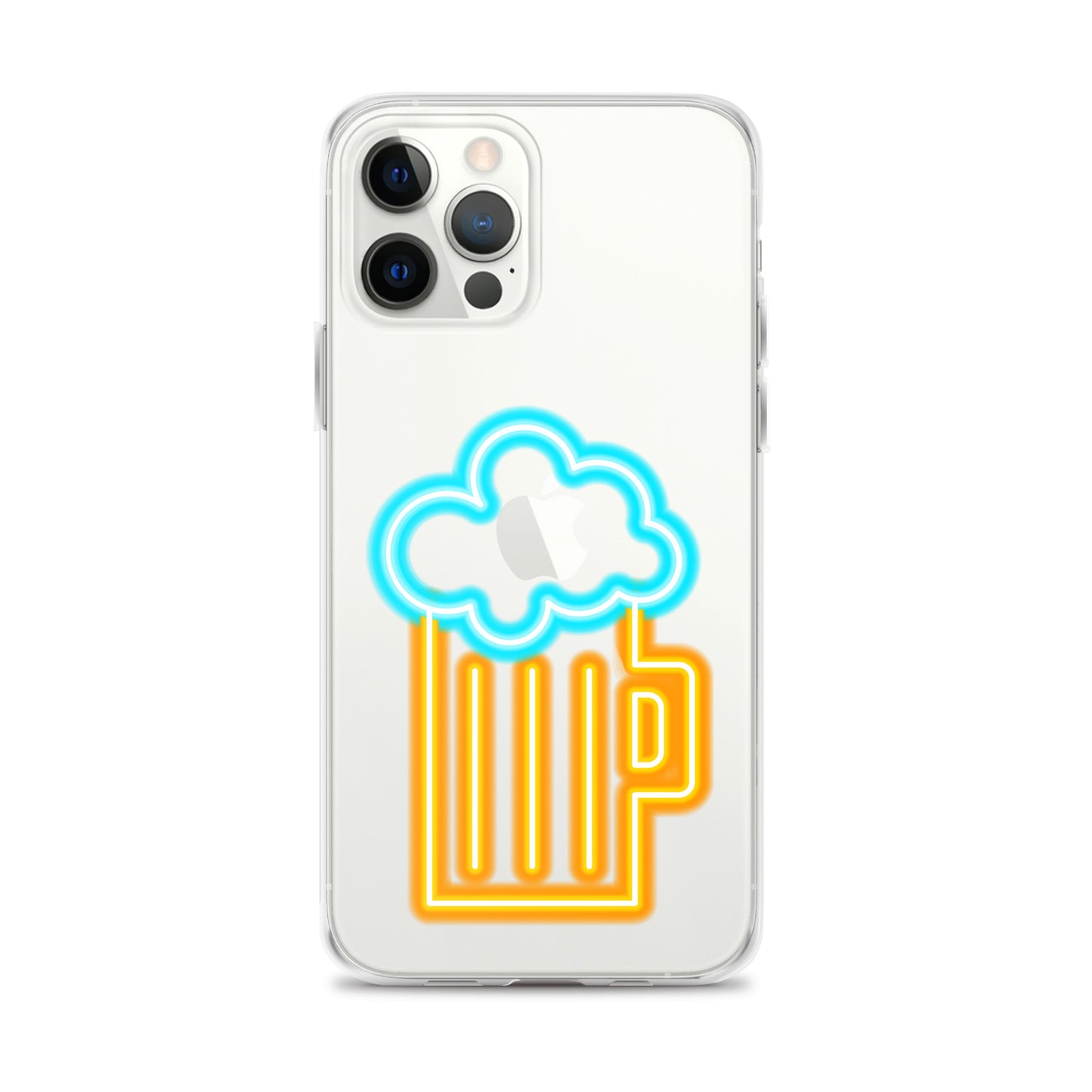 Clear Case for iPhone® Neon Beer