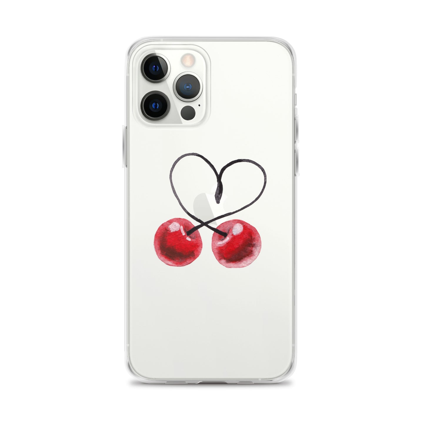 Clear Case for iPhone® Cherry Love