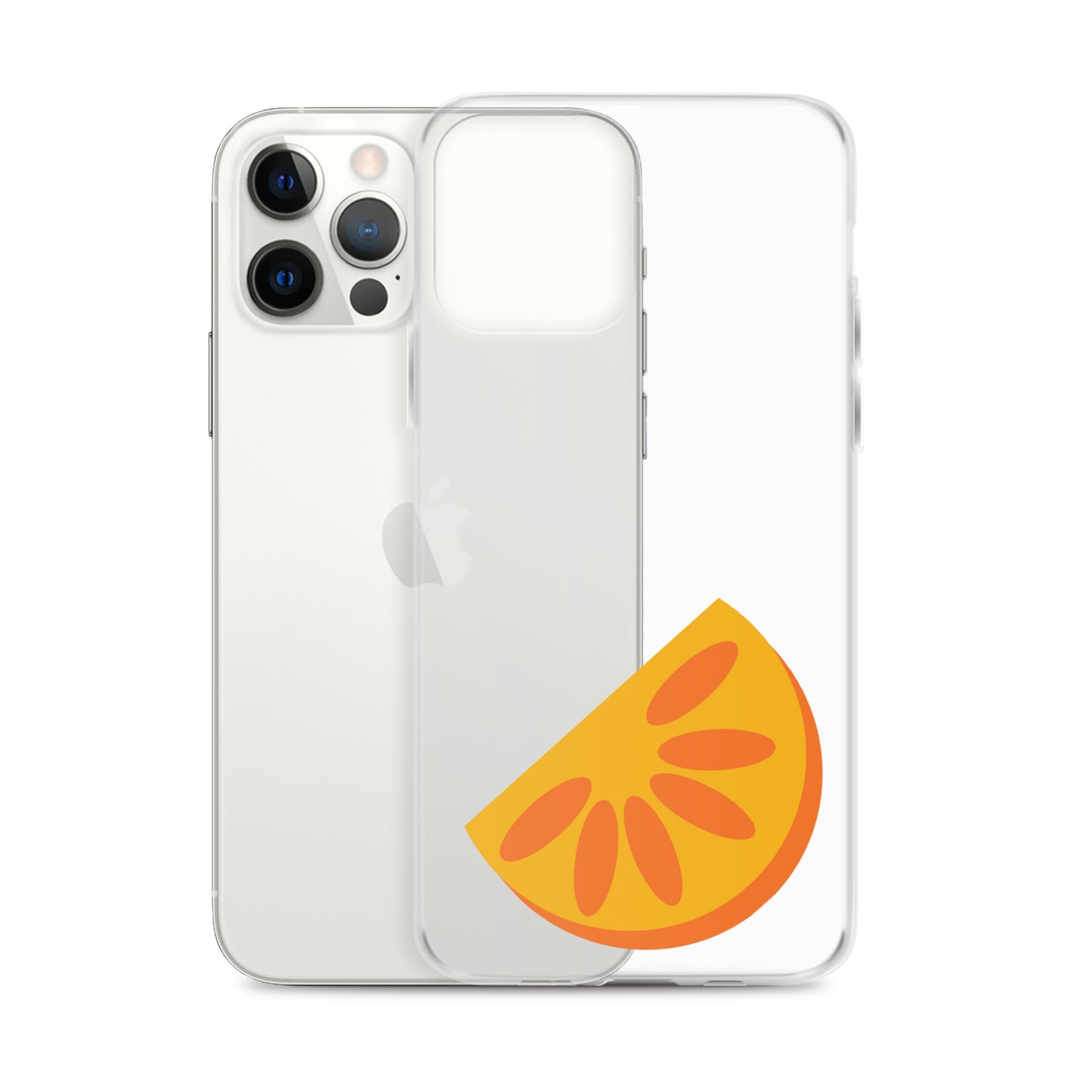 Clear Case for iPhone® Orange