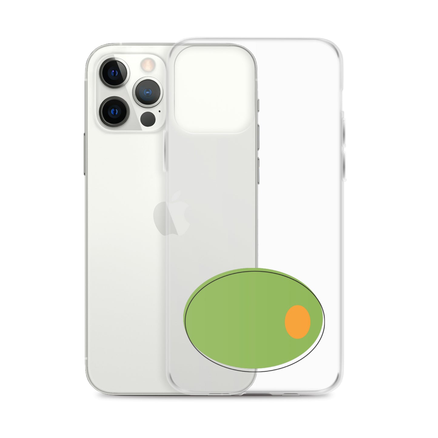 Clear Case for iPhone® Olive