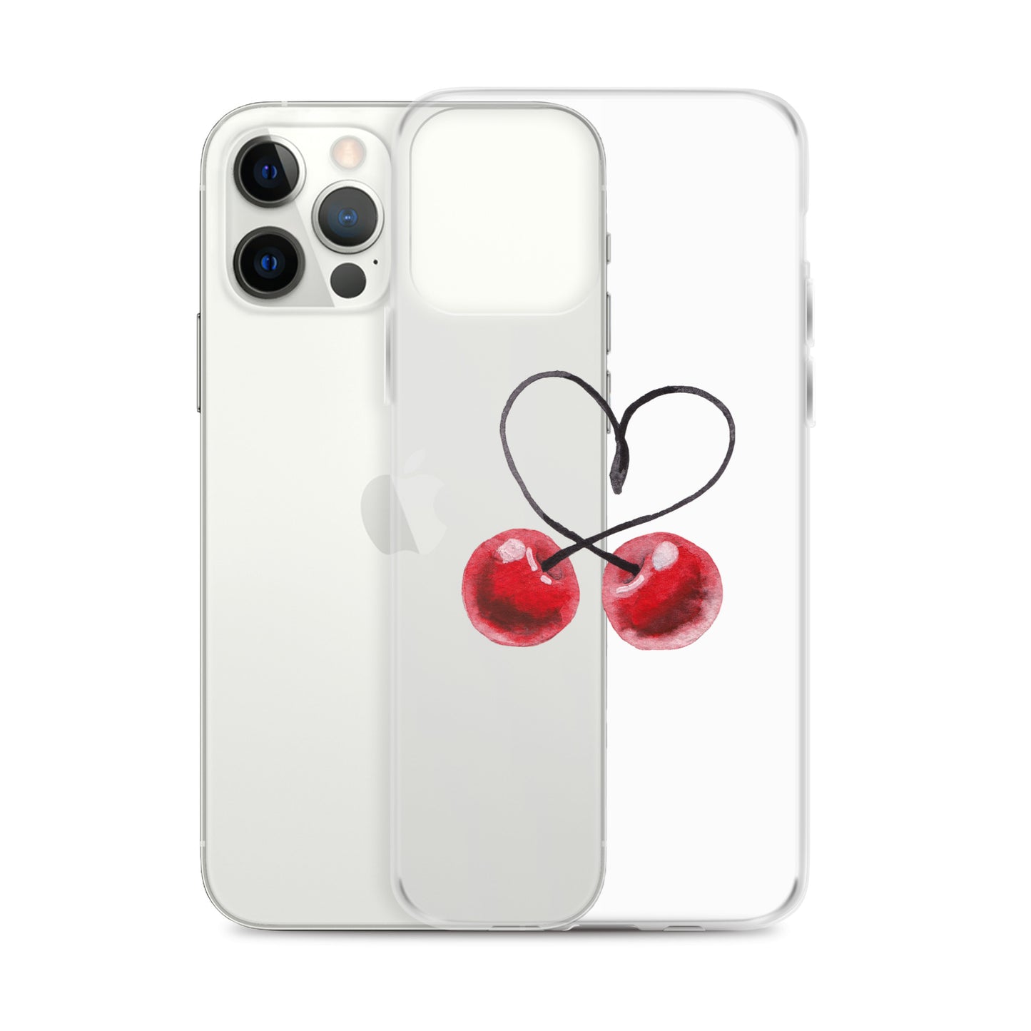 Clear Case for iPhone® Cherry Love