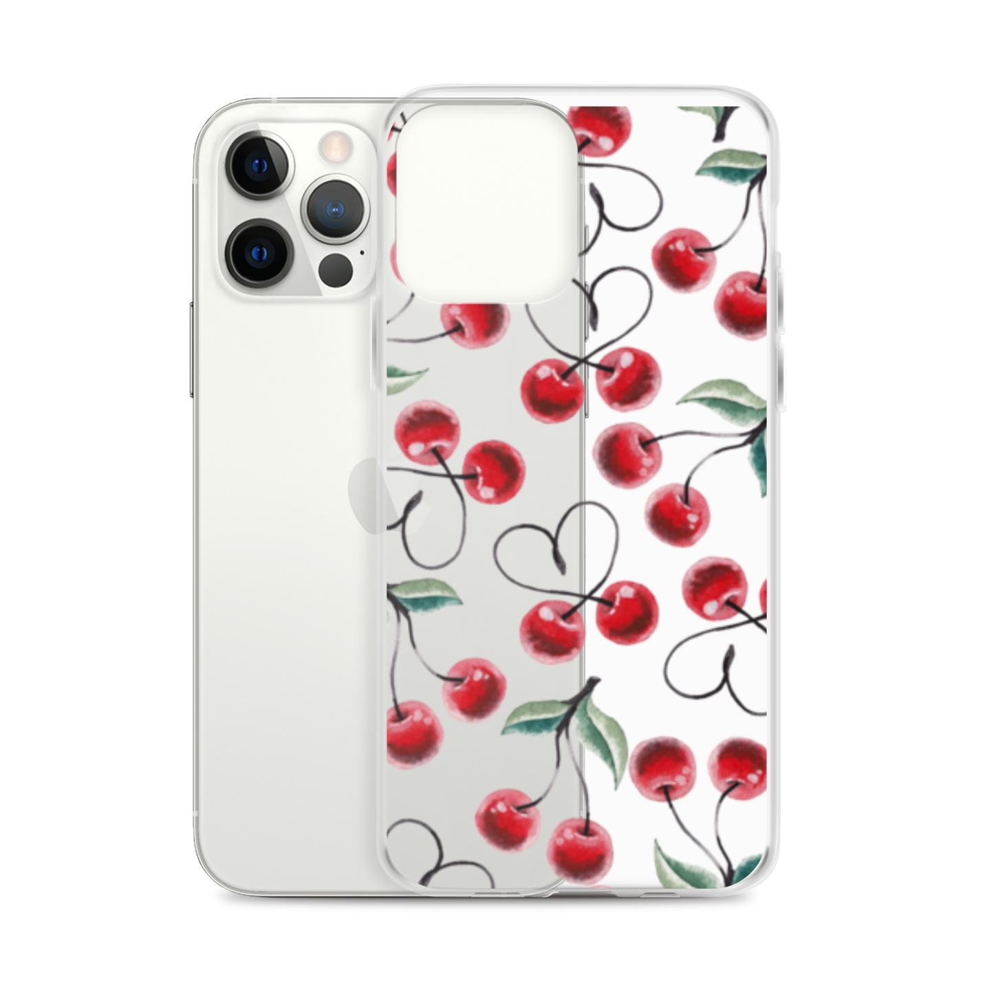 Clear Case for iPhone® Cherry Lots of Love