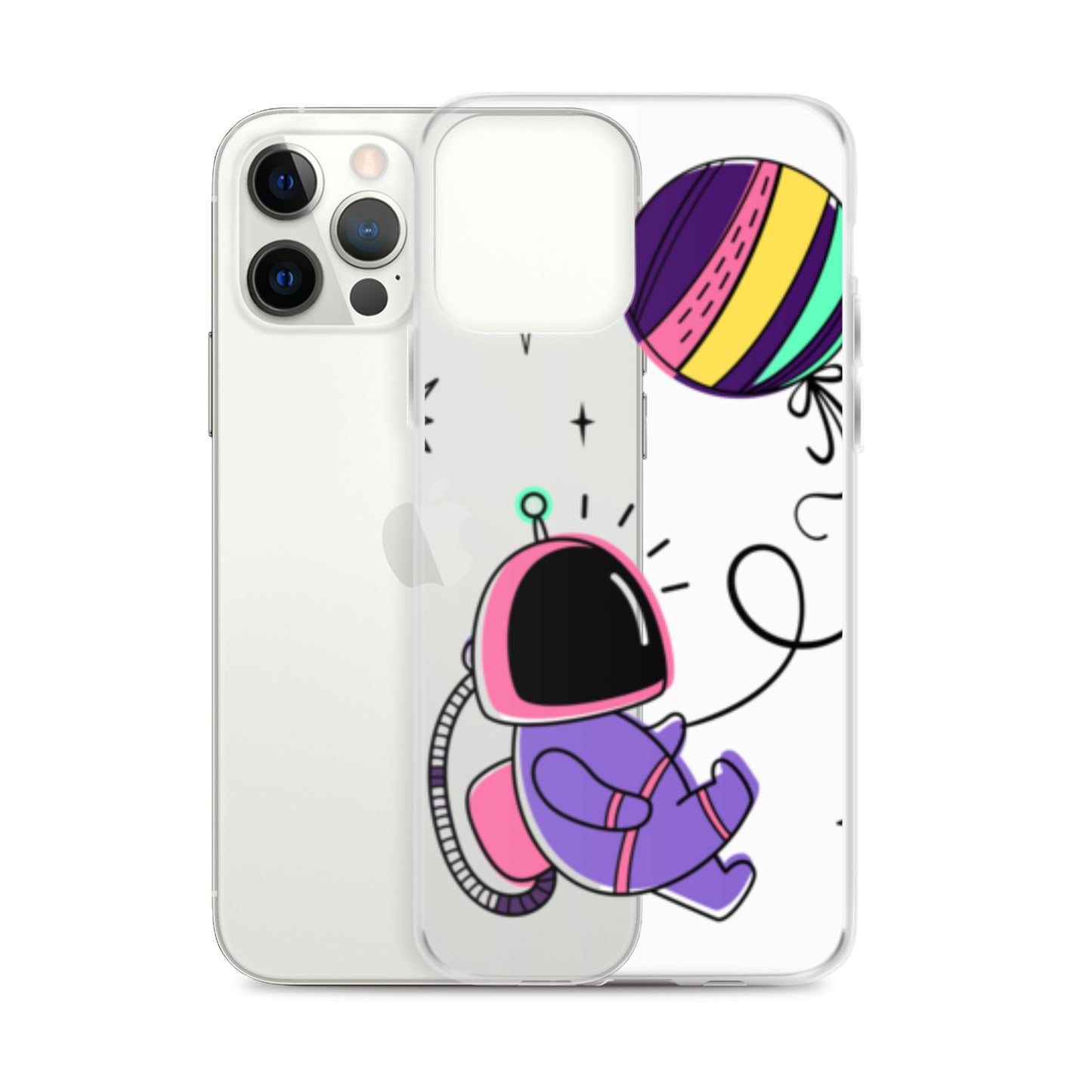 Clear Case for iPhone® Astronaut 2