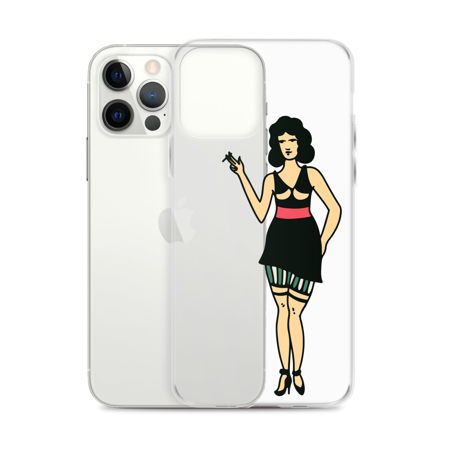 Clear Case for iPhone® Tattoo Woman 2