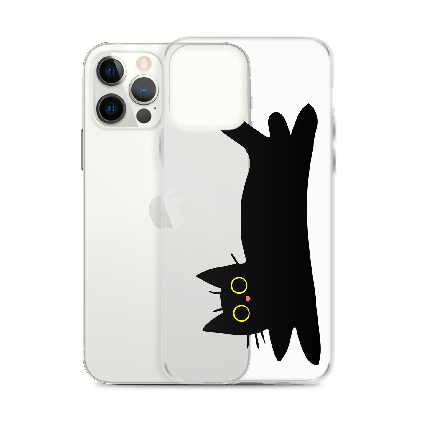 Clear Case for iPhone® Black Cat