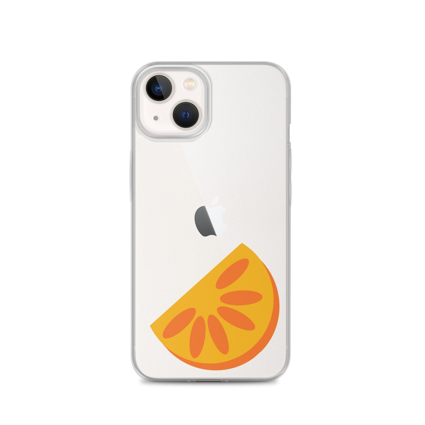 Clear Case for iPhone® Orange