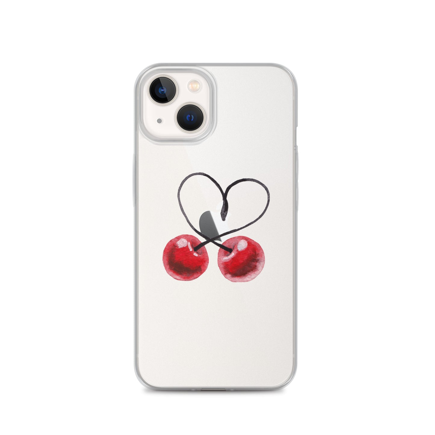 Clear Case for iPhone® Cherry Love