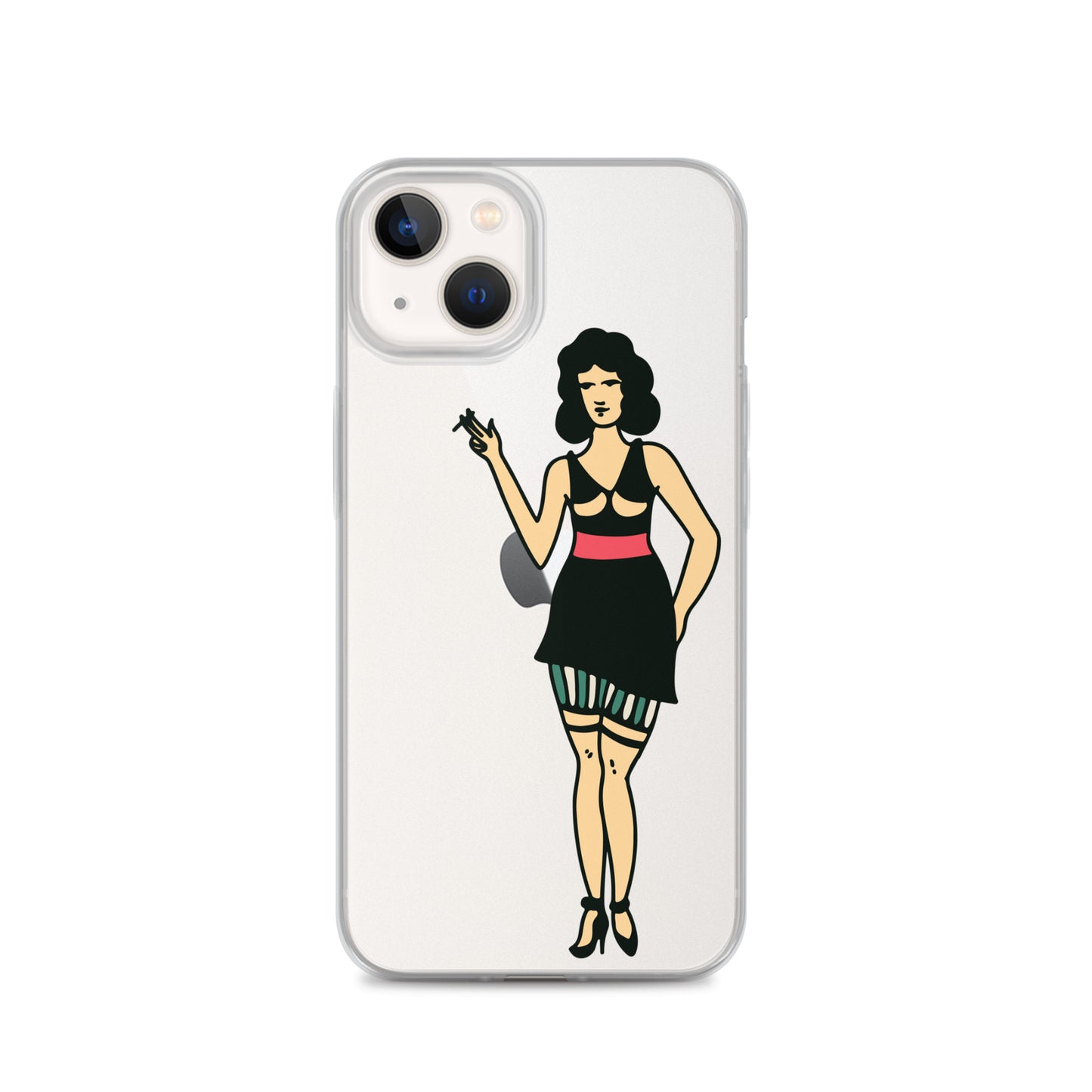 Clear Case for iPhone® Tattoo Woman 2