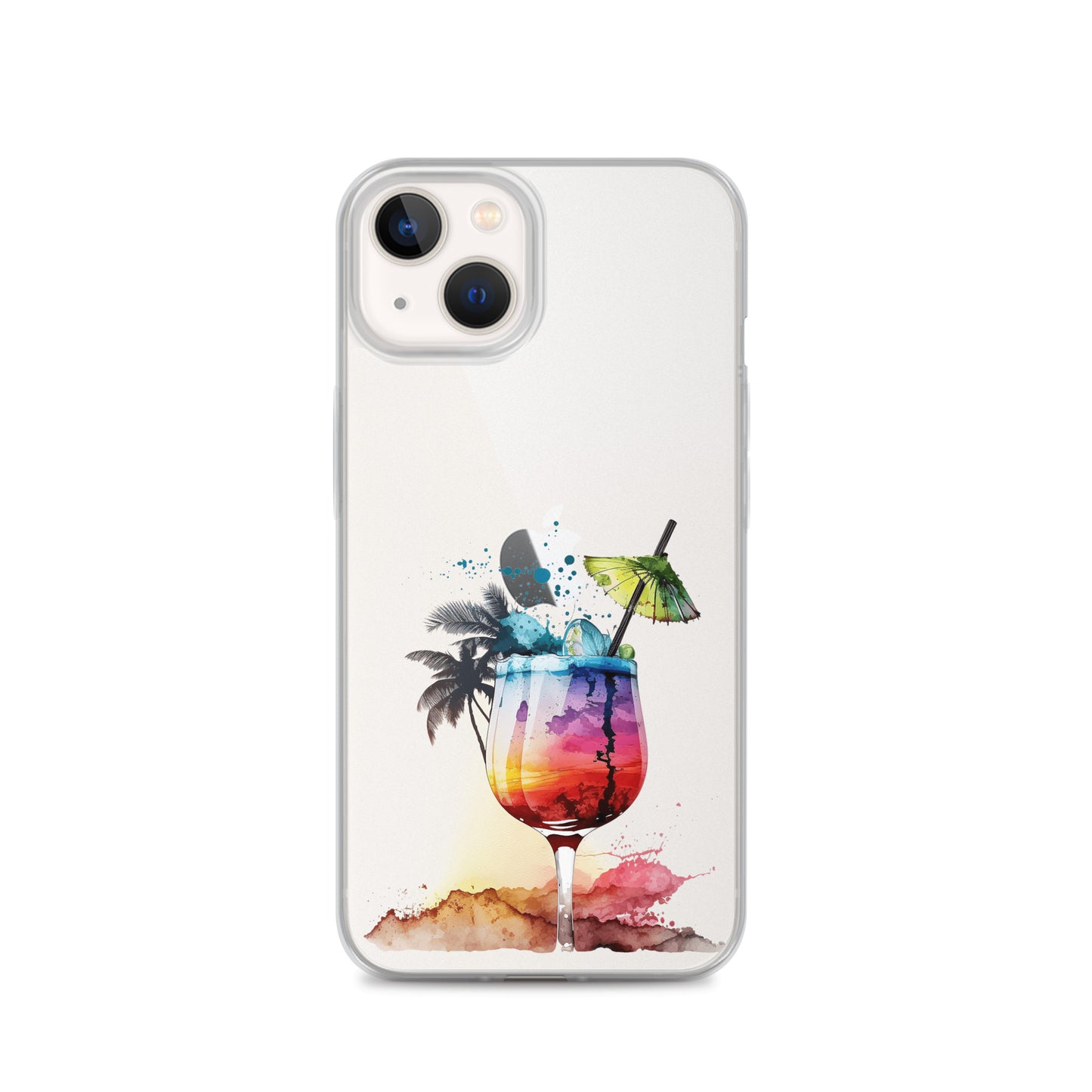 Clear Case for iPhone® Tropical Drink